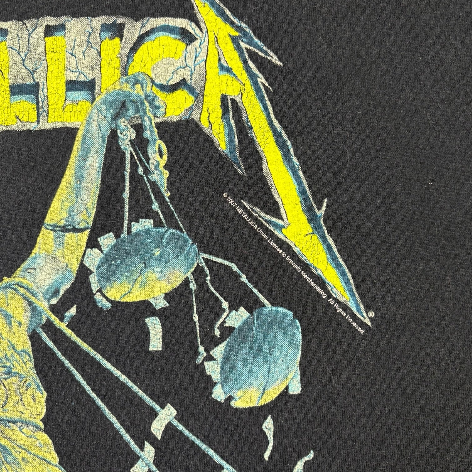 Vintage 2007 Metallica “Justice For All” T-Shirt Black