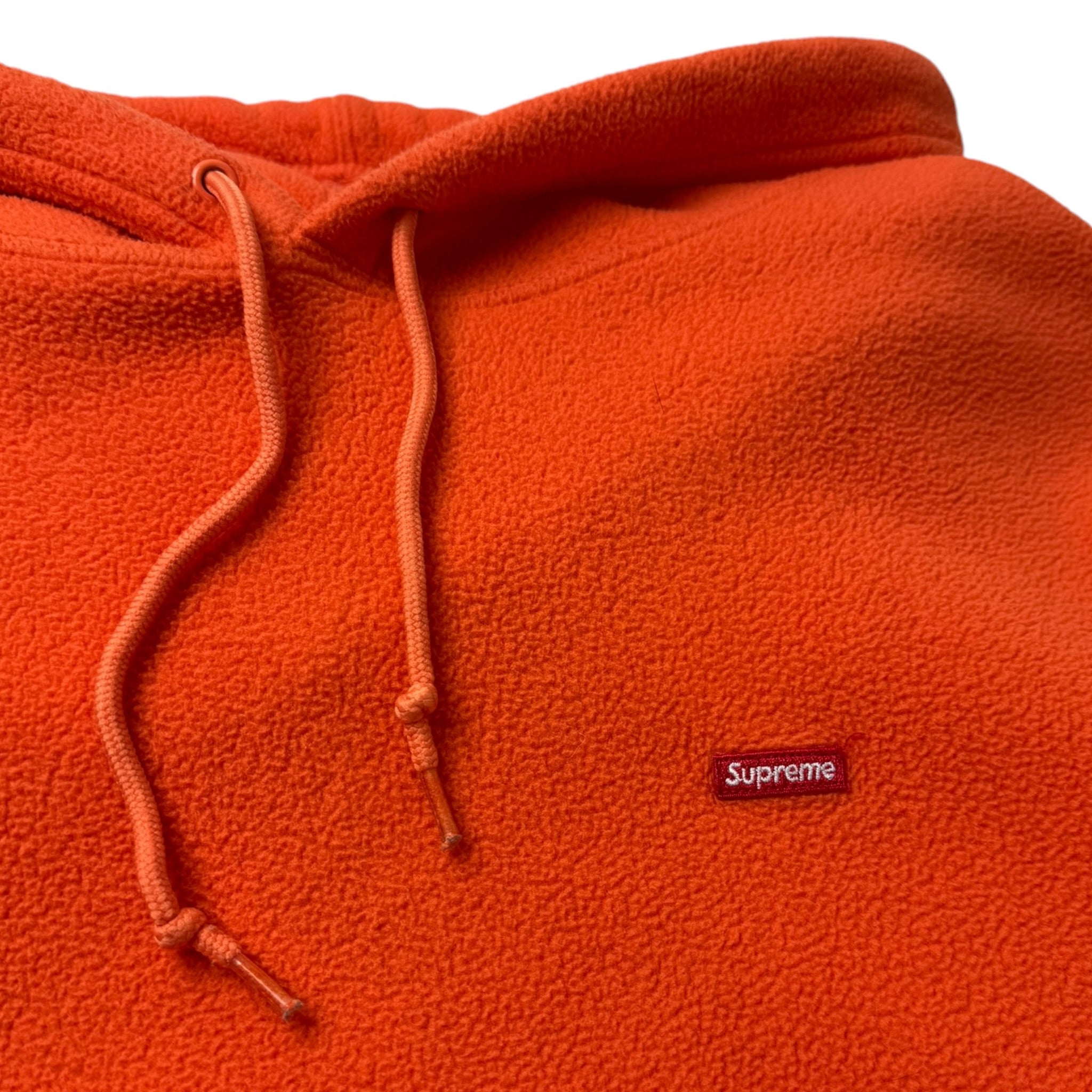 Supreme Small Box Hooded Sweatshirt Bright Orange