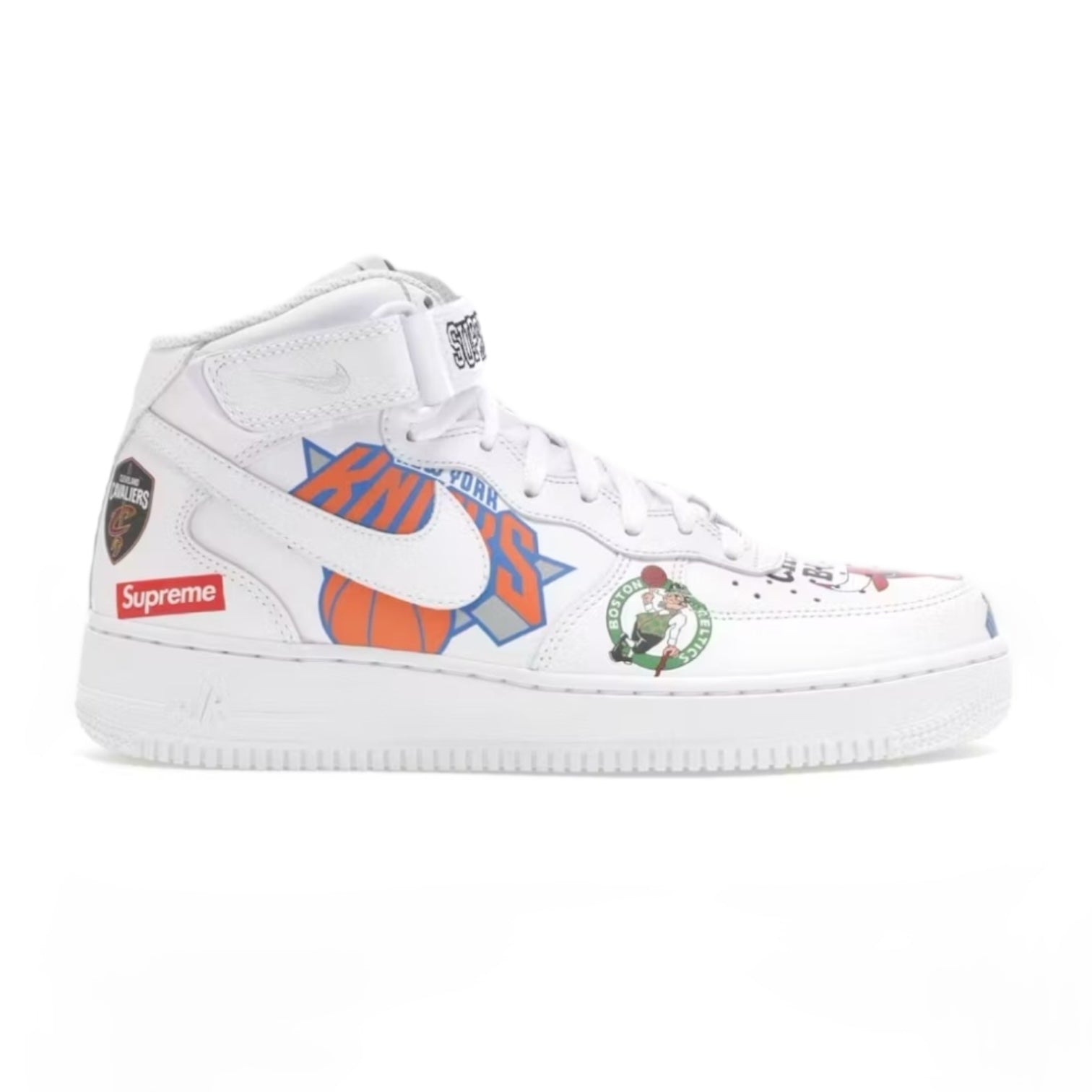 Nike Air Force 1 Mid Supreme NBA White (STEAL)