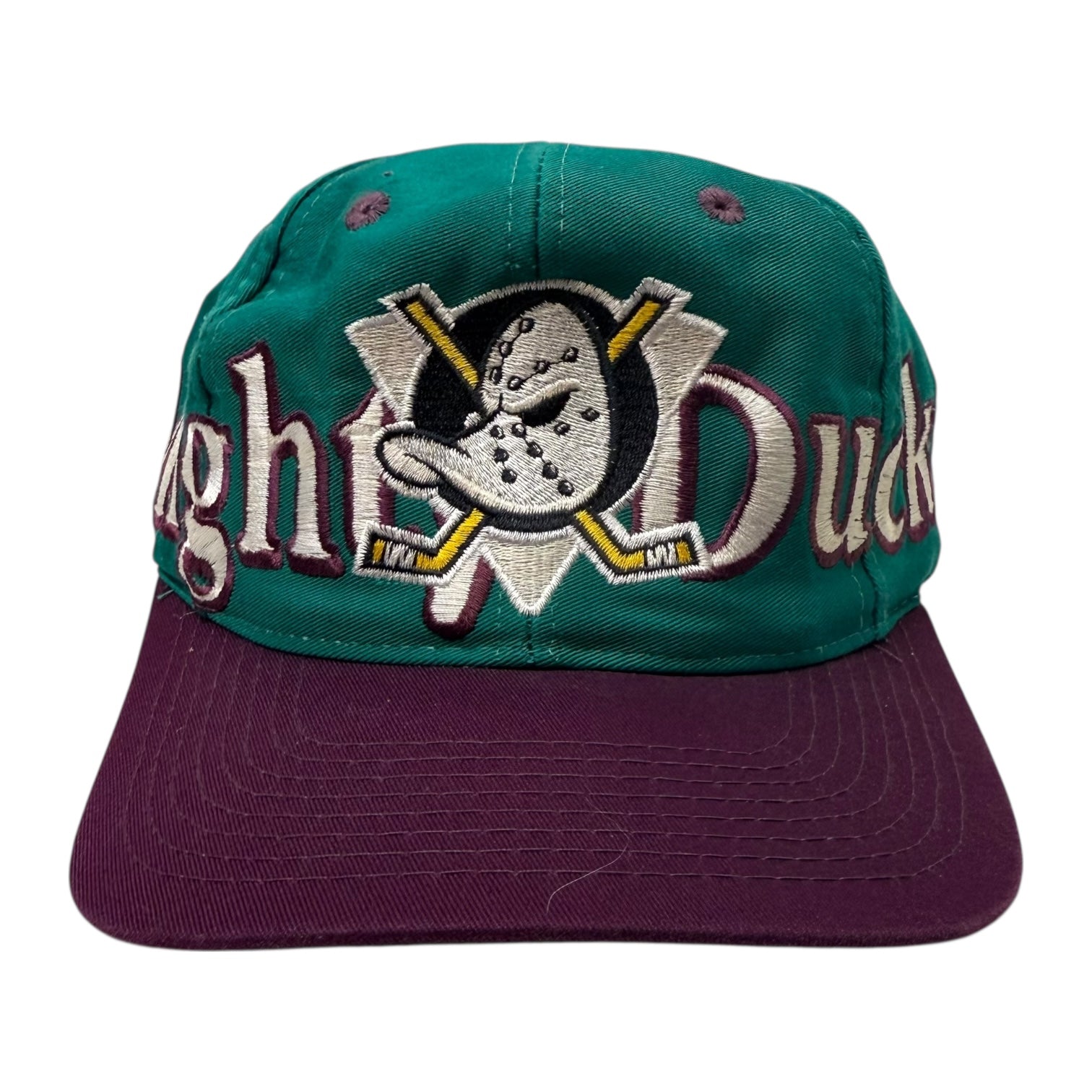 Vintage Anaheim Mighty Ducks Hat Teal/Purple