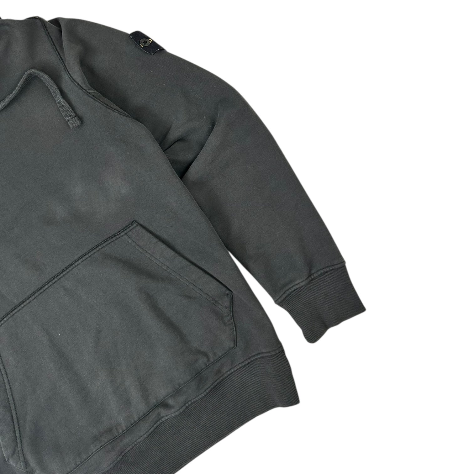 Stone Island Organic Cotton Hoodie Grey