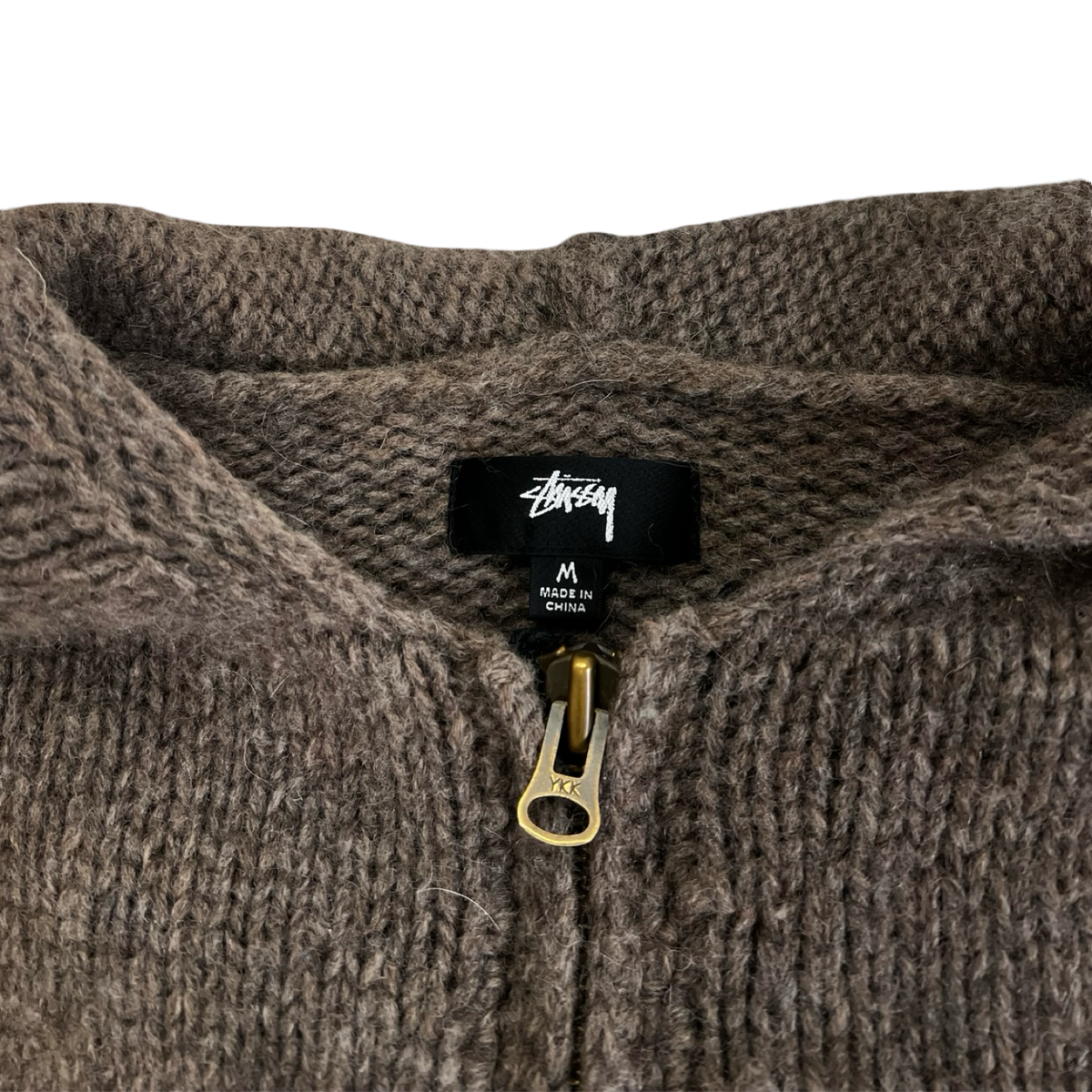 Stüssy x Denim Tears Zip-Up Knit Sweater