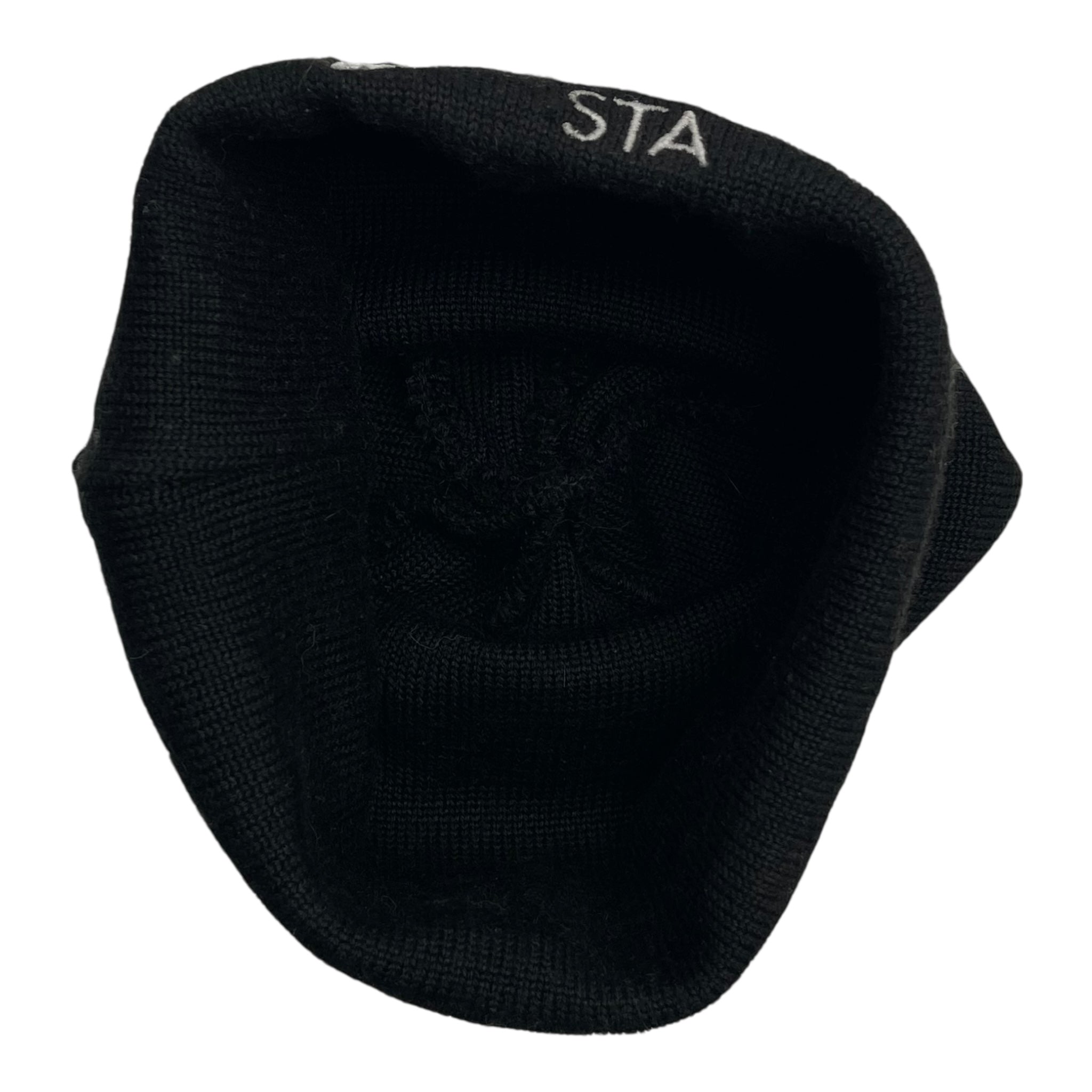 Bapesta Star Embroidered Beanie Black