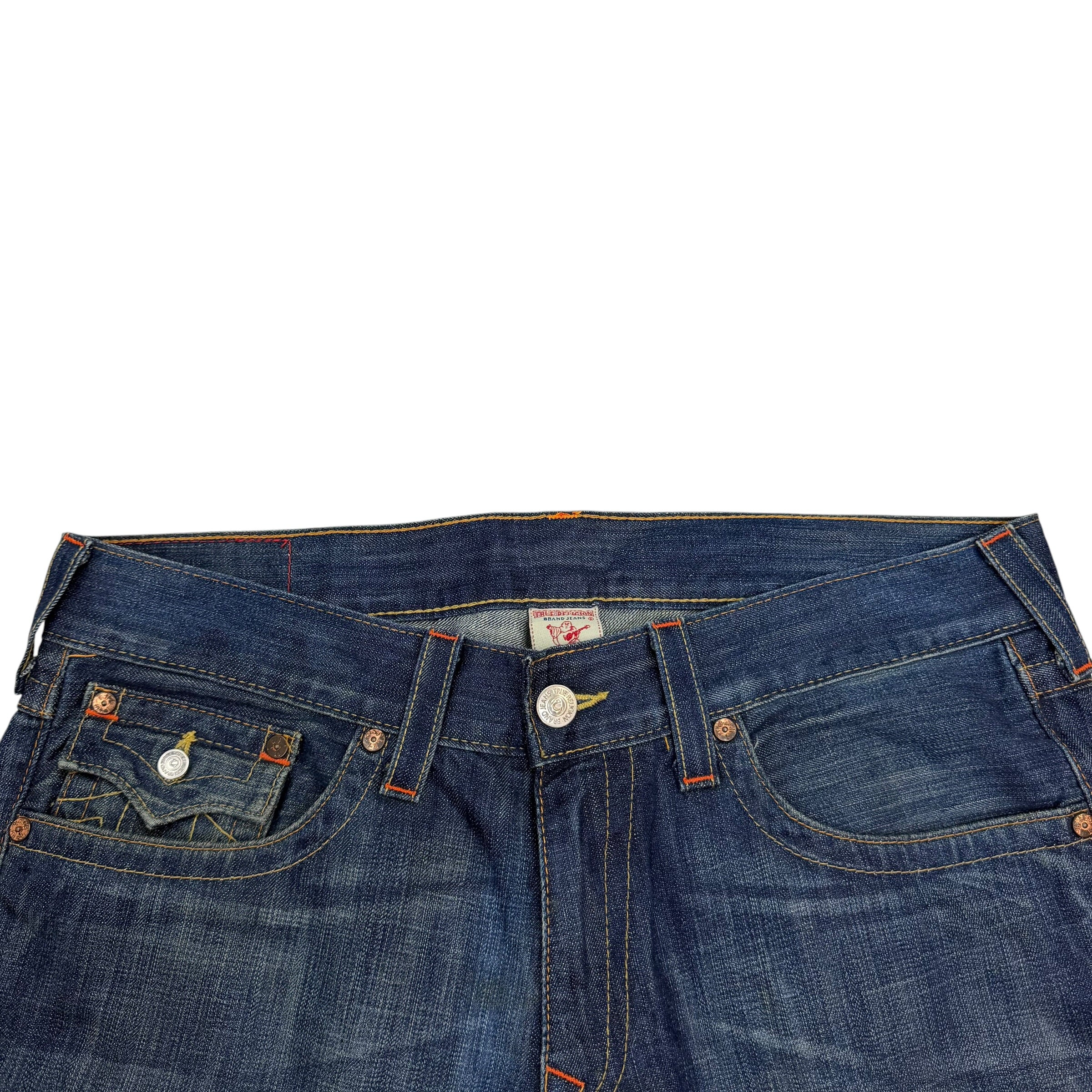 Vintage True Religion Denim Shorts Indigo