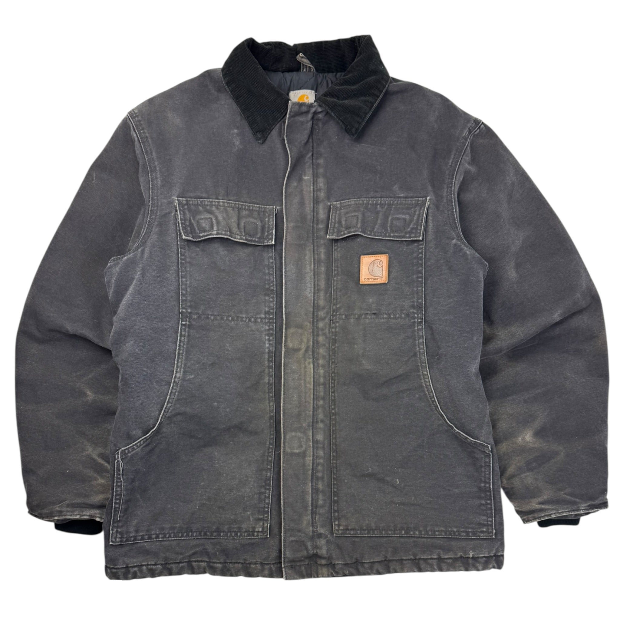 Vintage Carhartt Chore Jacket Faded Black