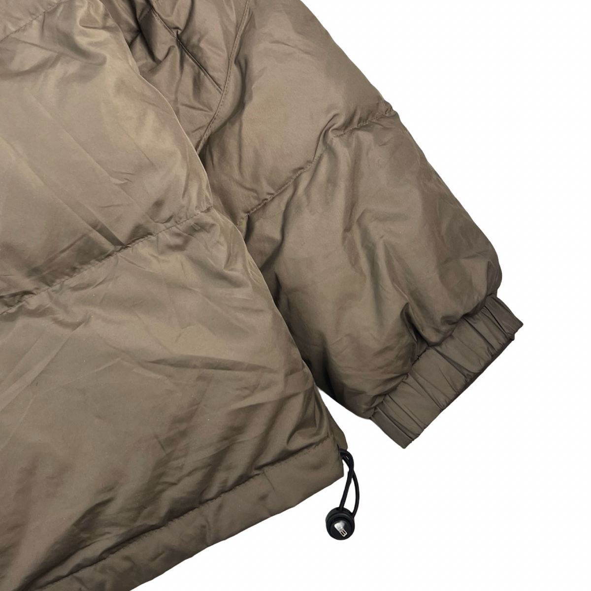 Balenciaga Hooded Down Puffer Olive Green
