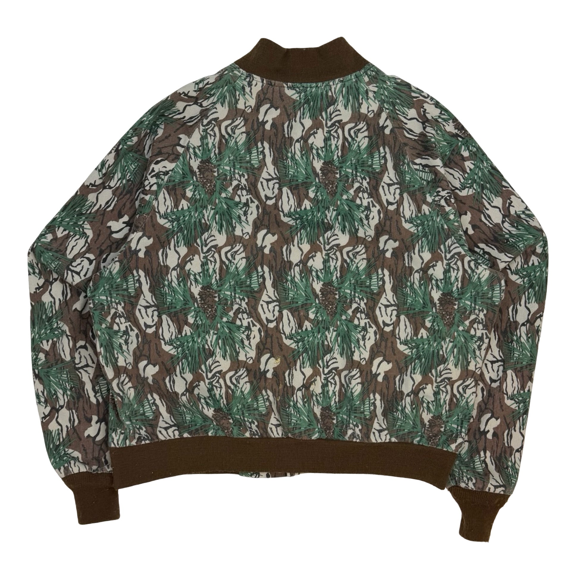 Vintage Piney Woods Natural Button Up Jacket Camo