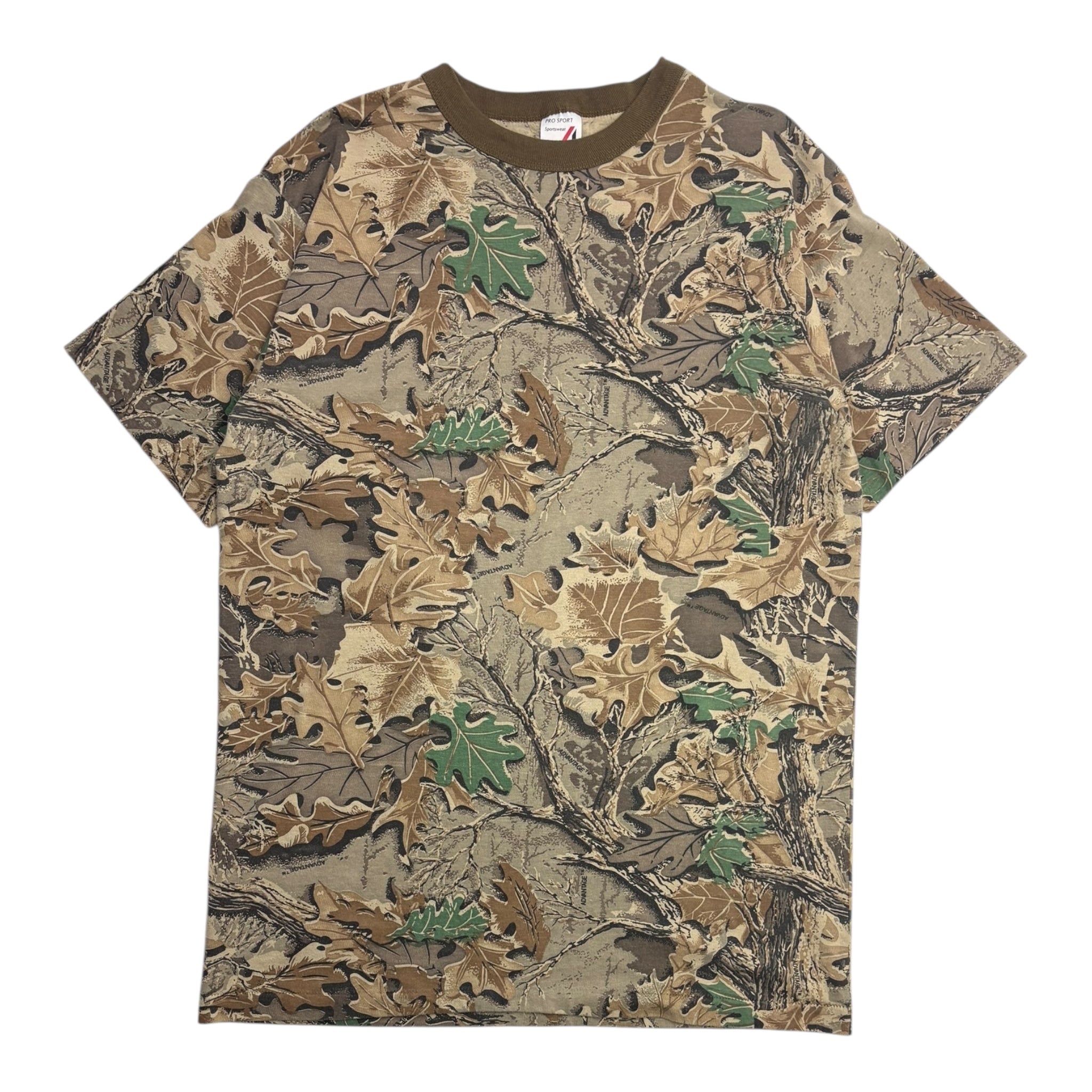 Vintage Woodland Real Tree Camo Ringer T-Shirt