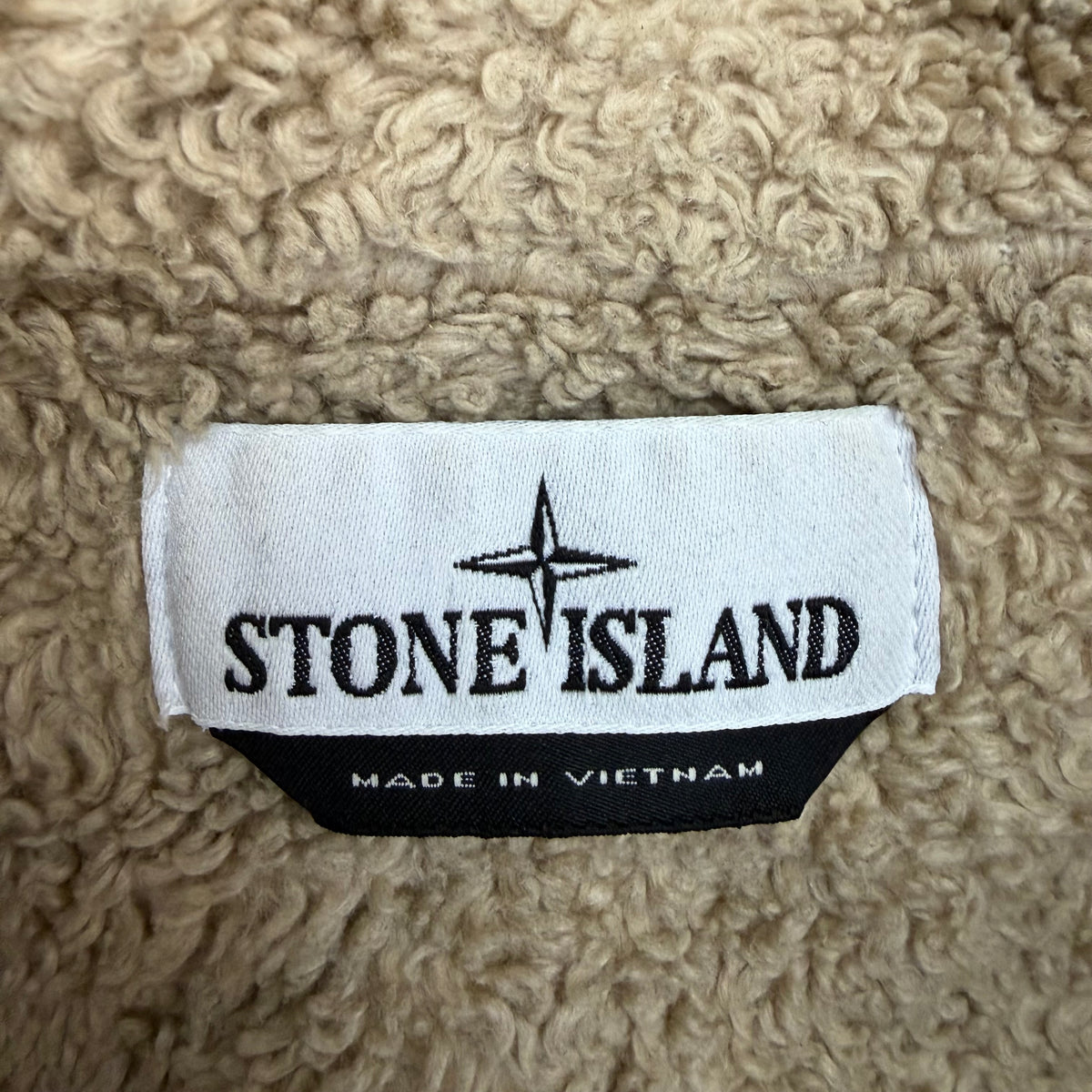 Stone Island Nylon Panama New Silk Light Hooded Jacket Beige