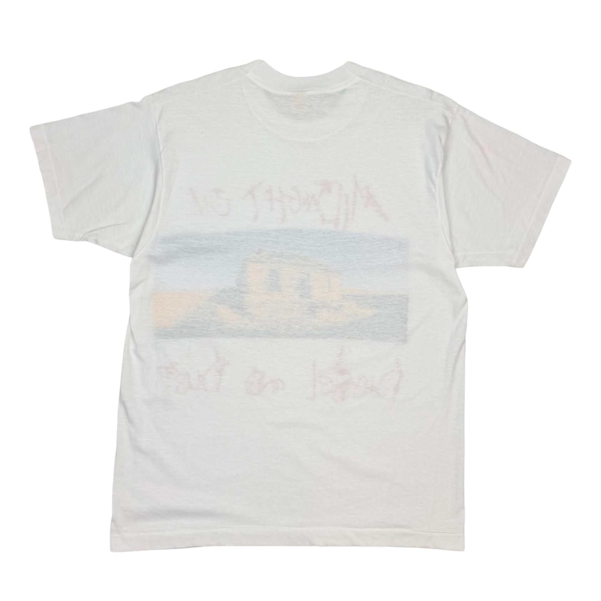 1988 Midnight Oil Diesel and Dust Tee White