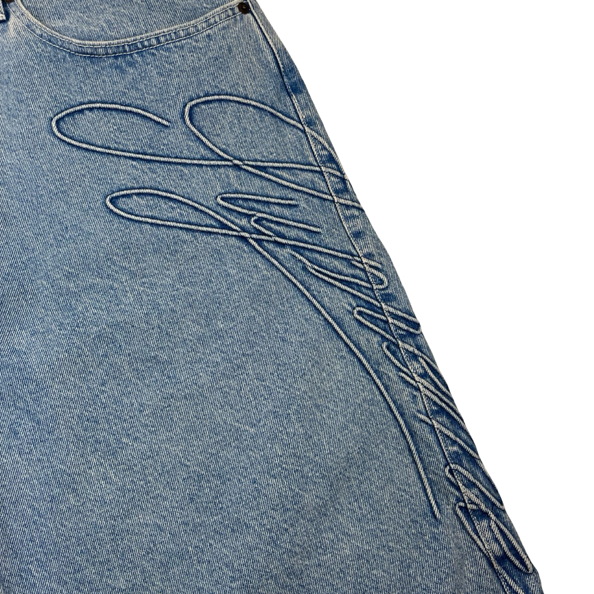 Supreme Script Baggy Denim Short
