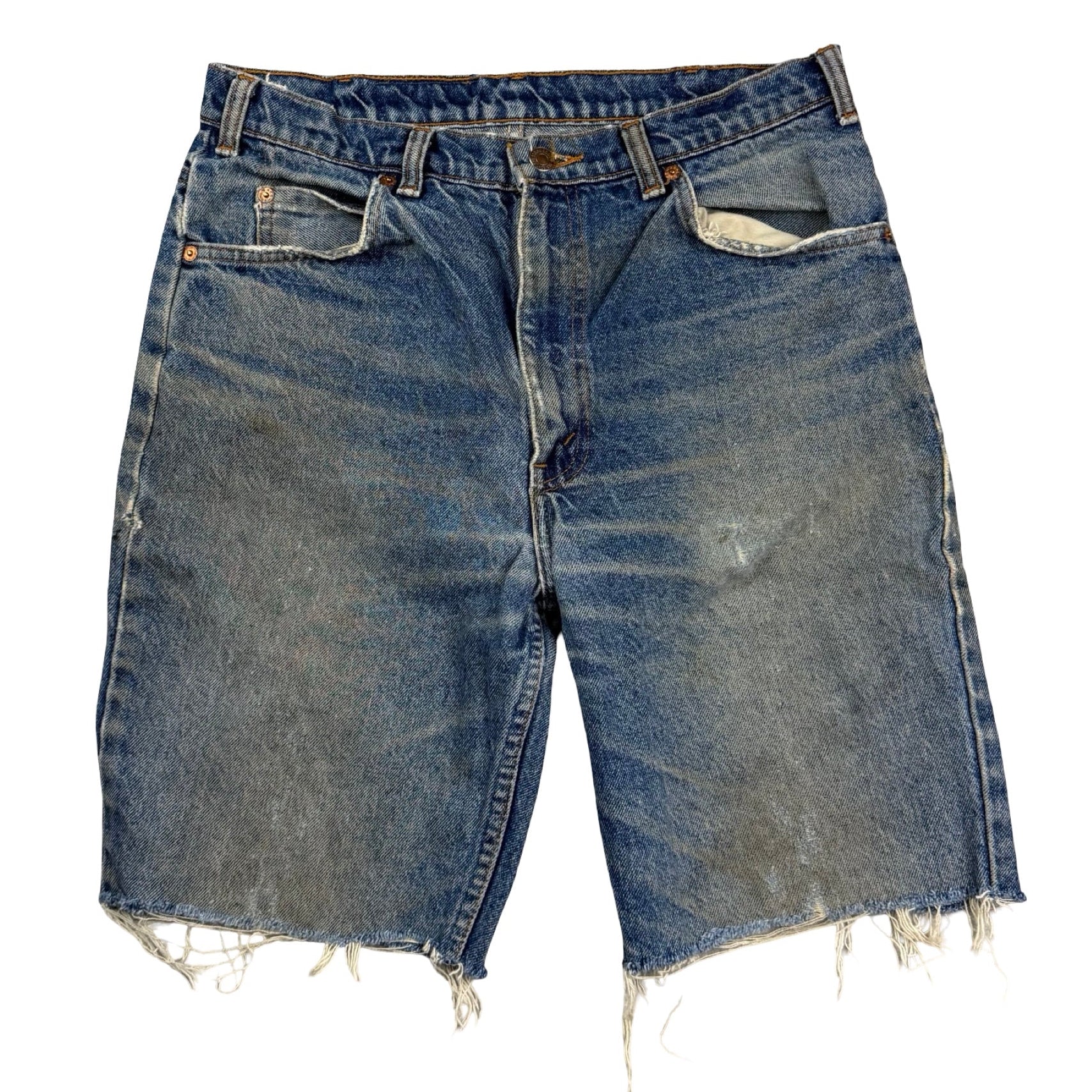 Vintage Levi’s 619 Orange Tab Denim Shorts Blue