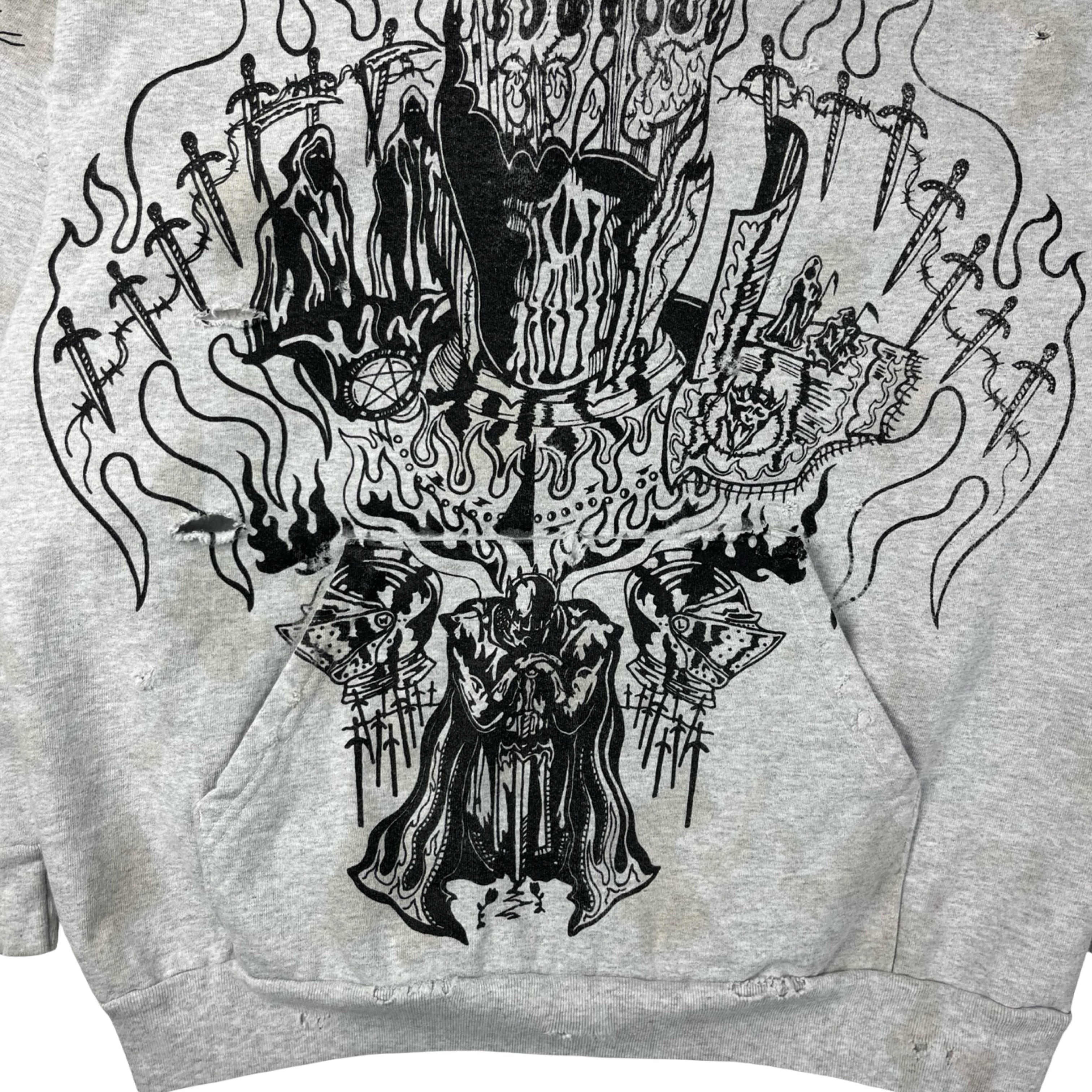 Warren Lotas Struggler Distressed Hoodie