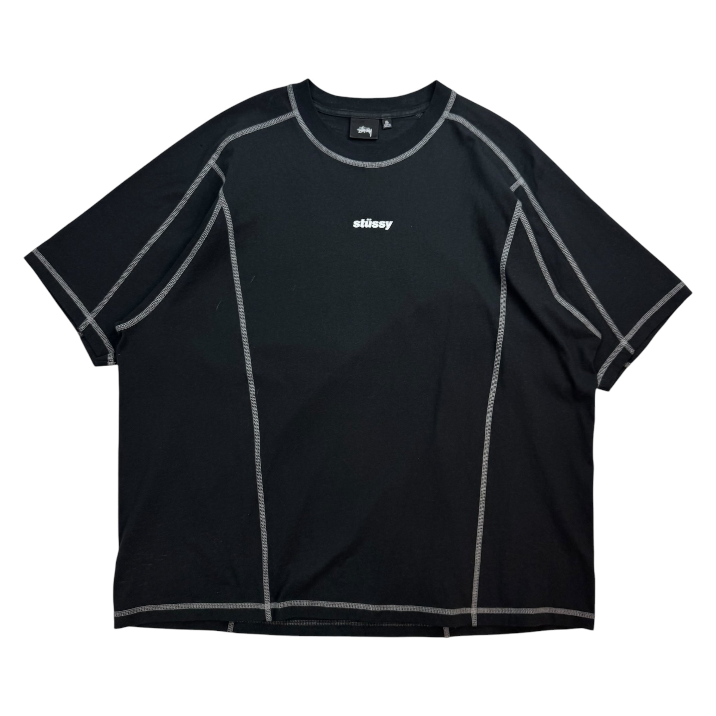 Stussy Wave Short Sleeve Crew Tee Black