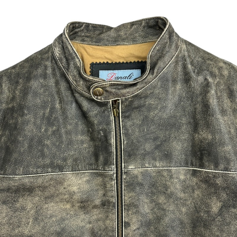Vintage Danali Leather Jacket Stonewash