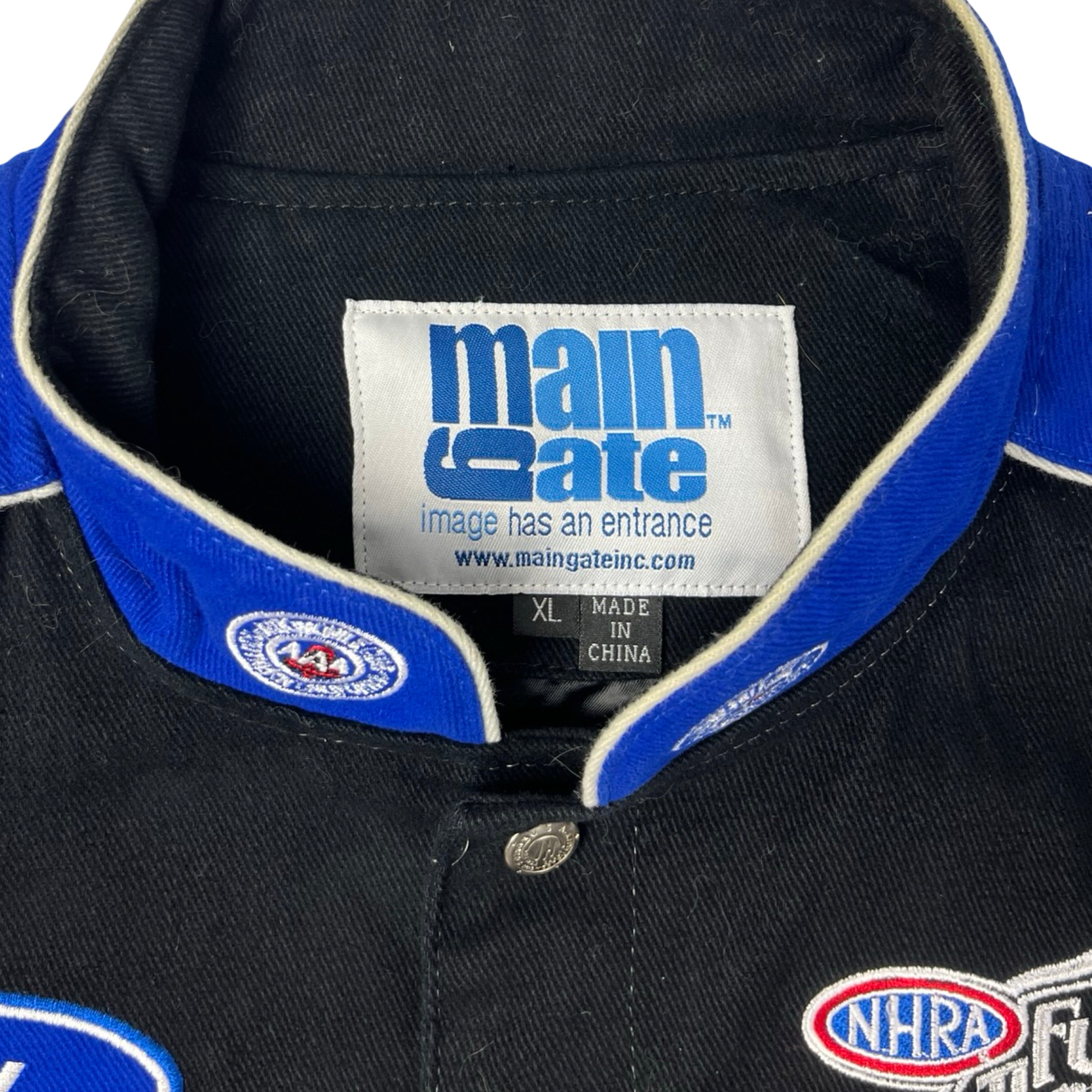 Vintage AAA Auto Club NASCAR Jacket Black/Blue