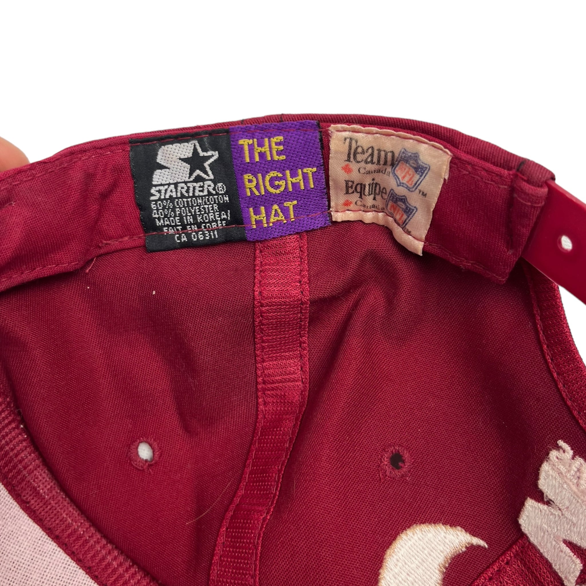 Vintage 49ers Steve Young Starter Hat