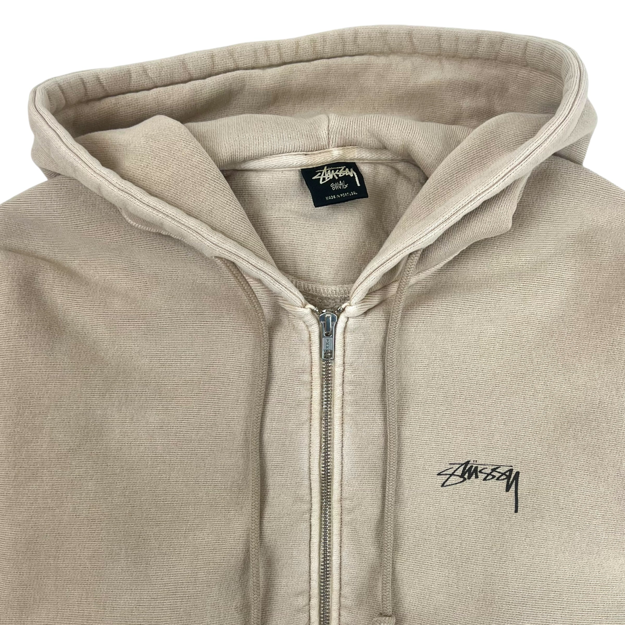 Stussy Basic Zip Hoodie Khaki