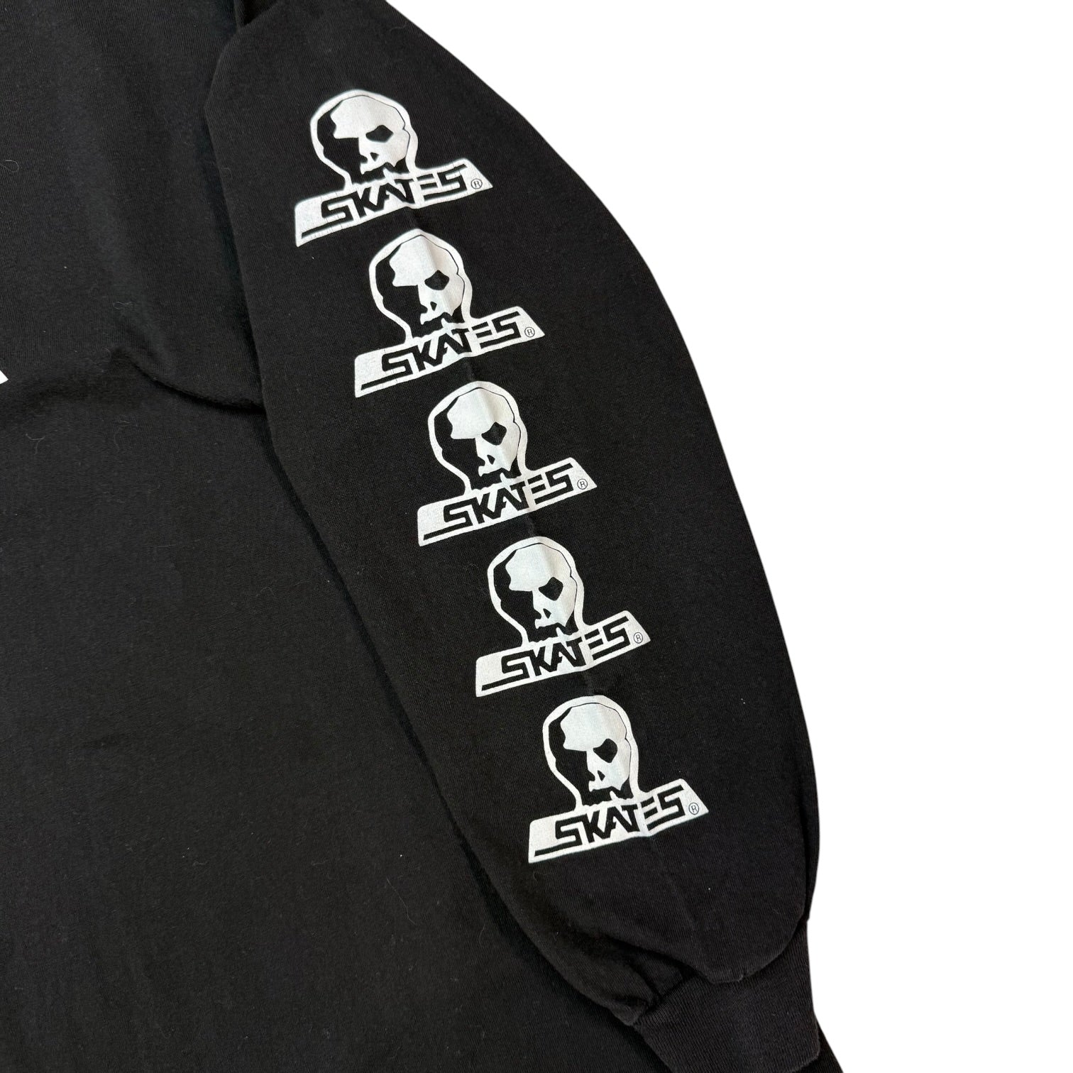 Vintage Skull Skates L/S Tee Black