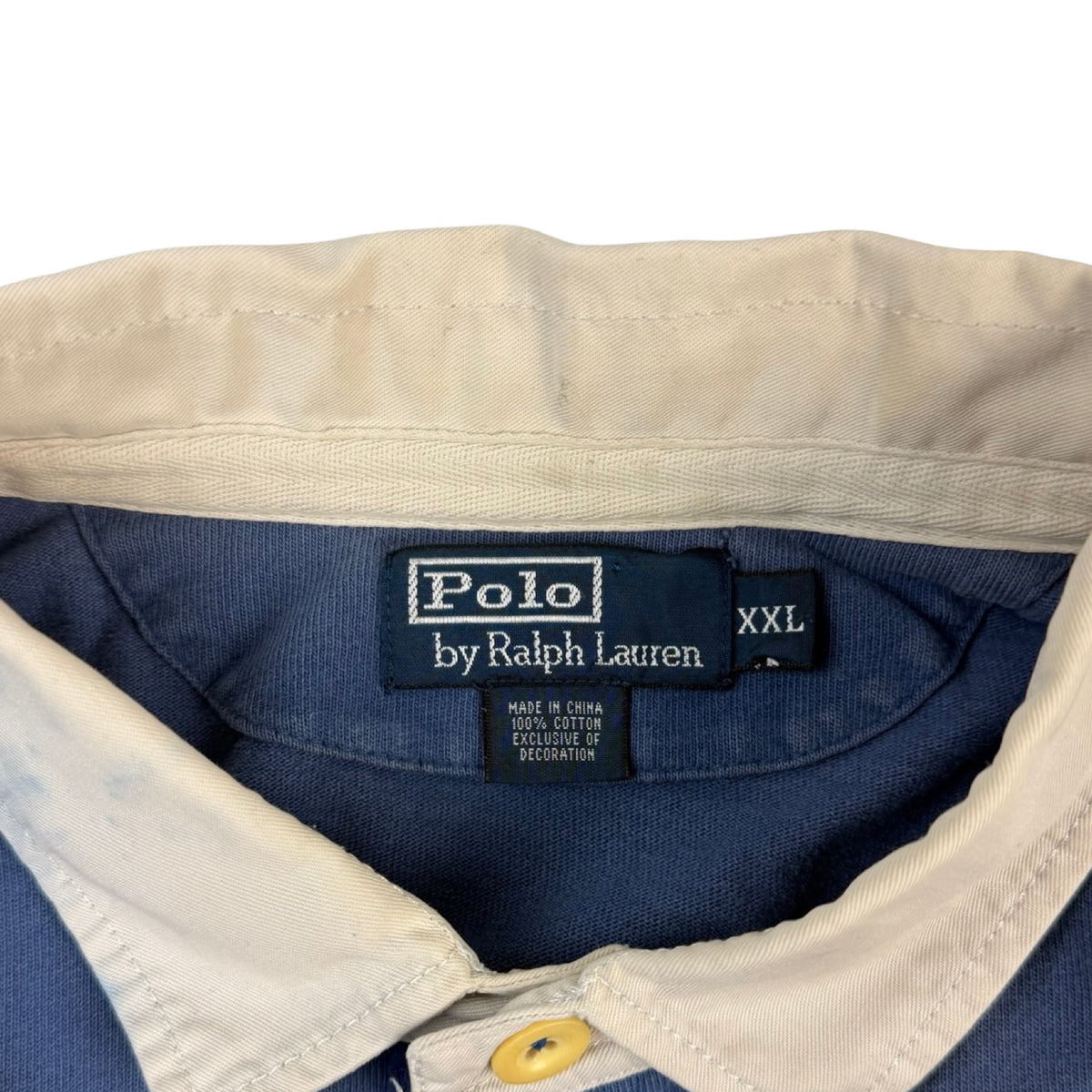 Vintage Polo Ralph Lauren L/S Polo T-Shirt Chalk Blue