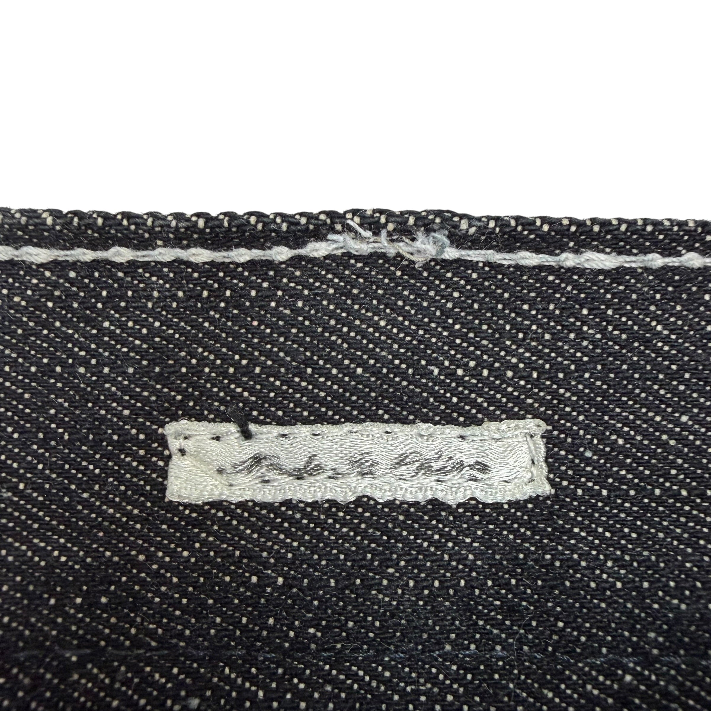 Vintage Parish Nation Embroidered Tiger Face Jeans Black