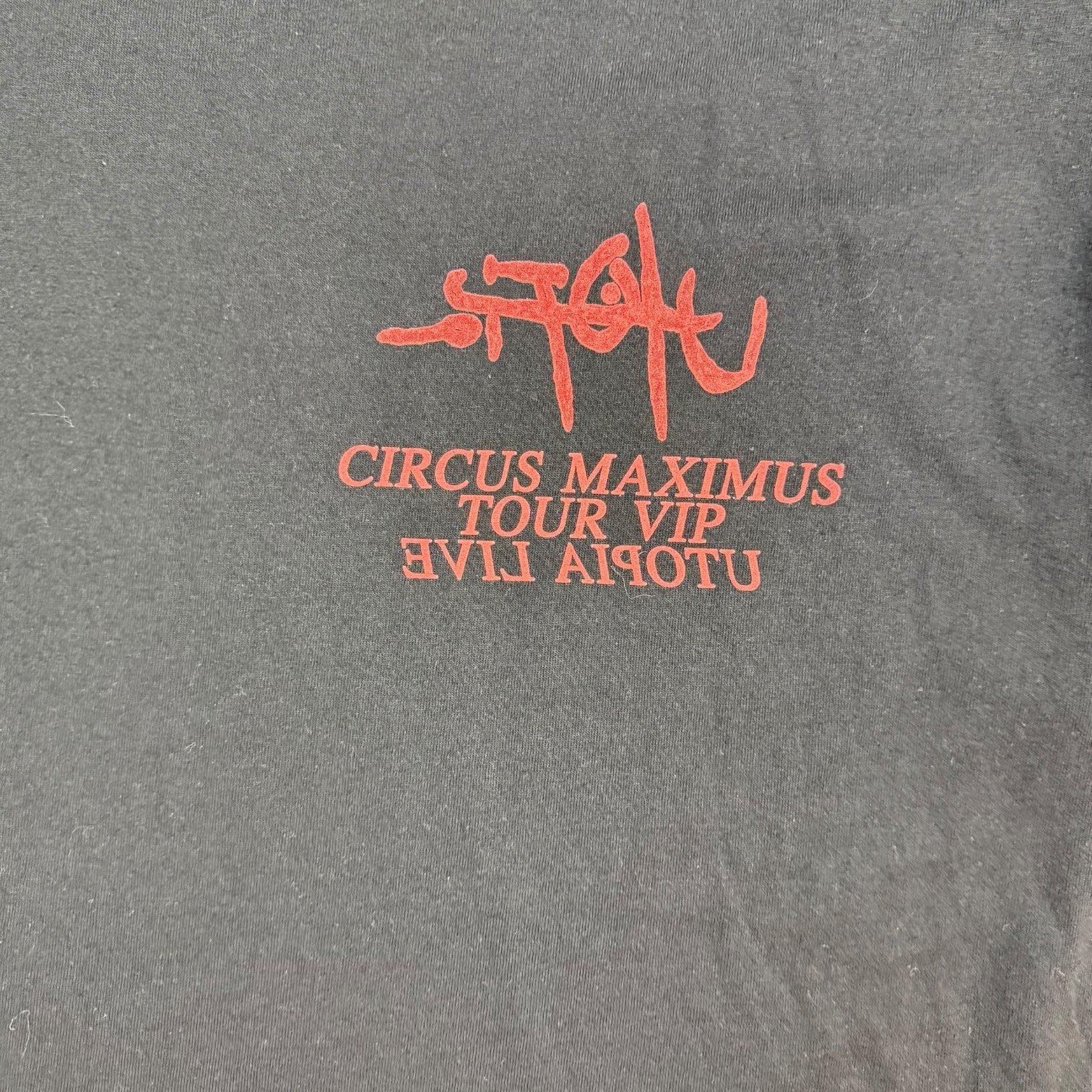 Travis Scott Utopia Tour 24 VIP Tee Black