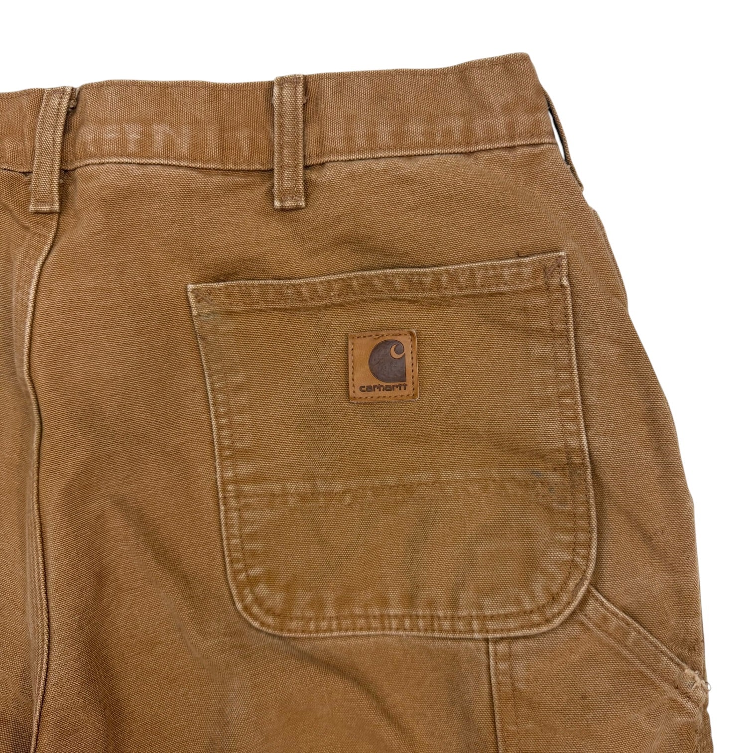 Vintage Carhartt Blanket Lined Double Knee Pants Tan