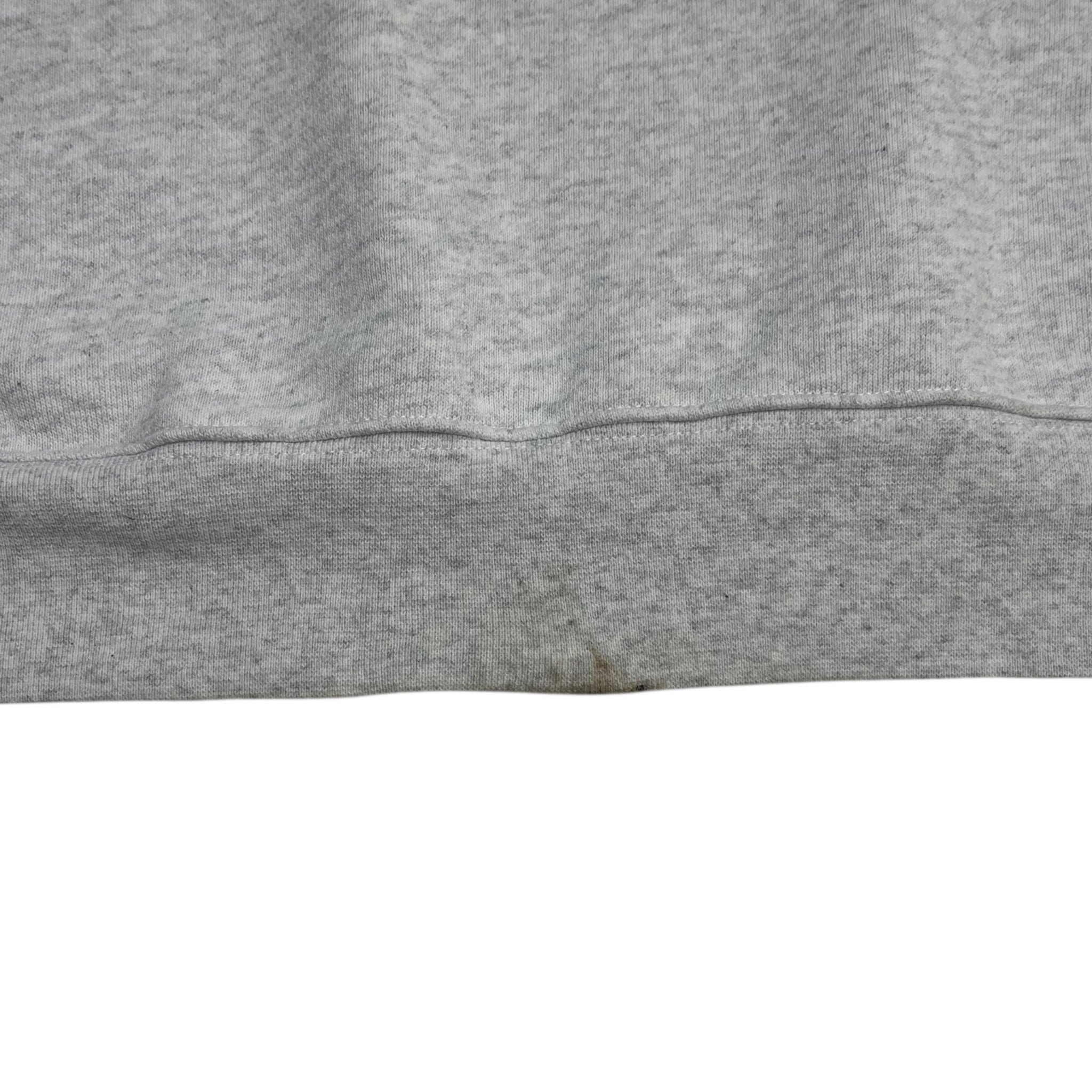 Dime Cake Center Spellout Crewneck Sweatshirt Grey