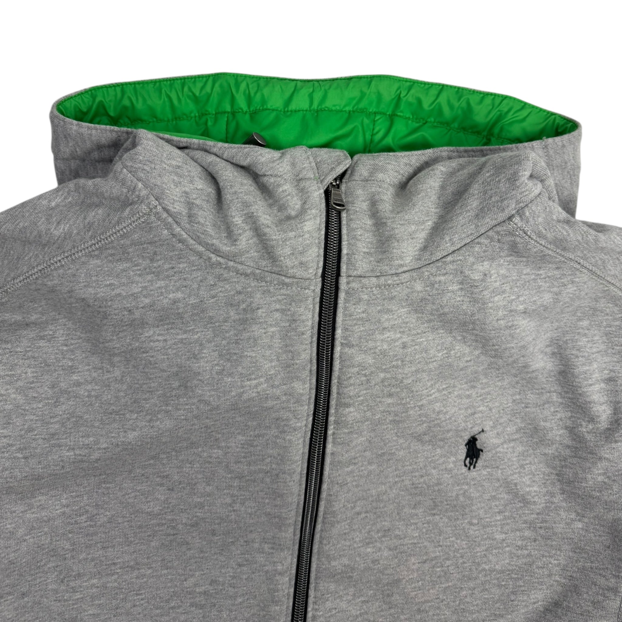 Vintage Polo Ralph Lauren Quilt Lined Zip Hoodie
