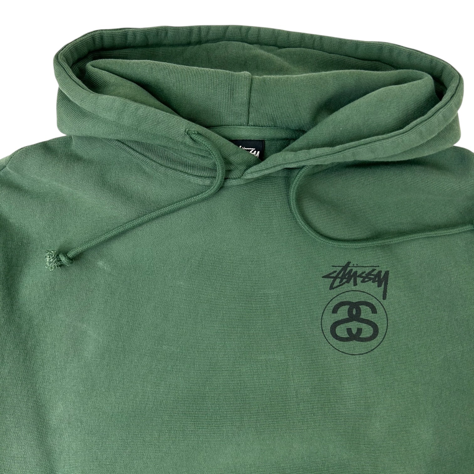 Stussy Stock Link Logo Hoodie Pine