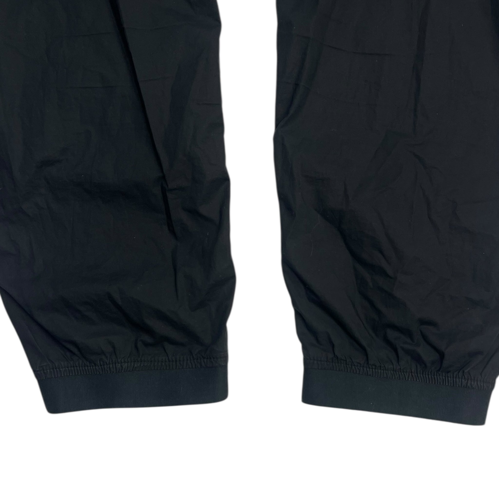 Stone Island Compass Patch Cargo Joggers Black