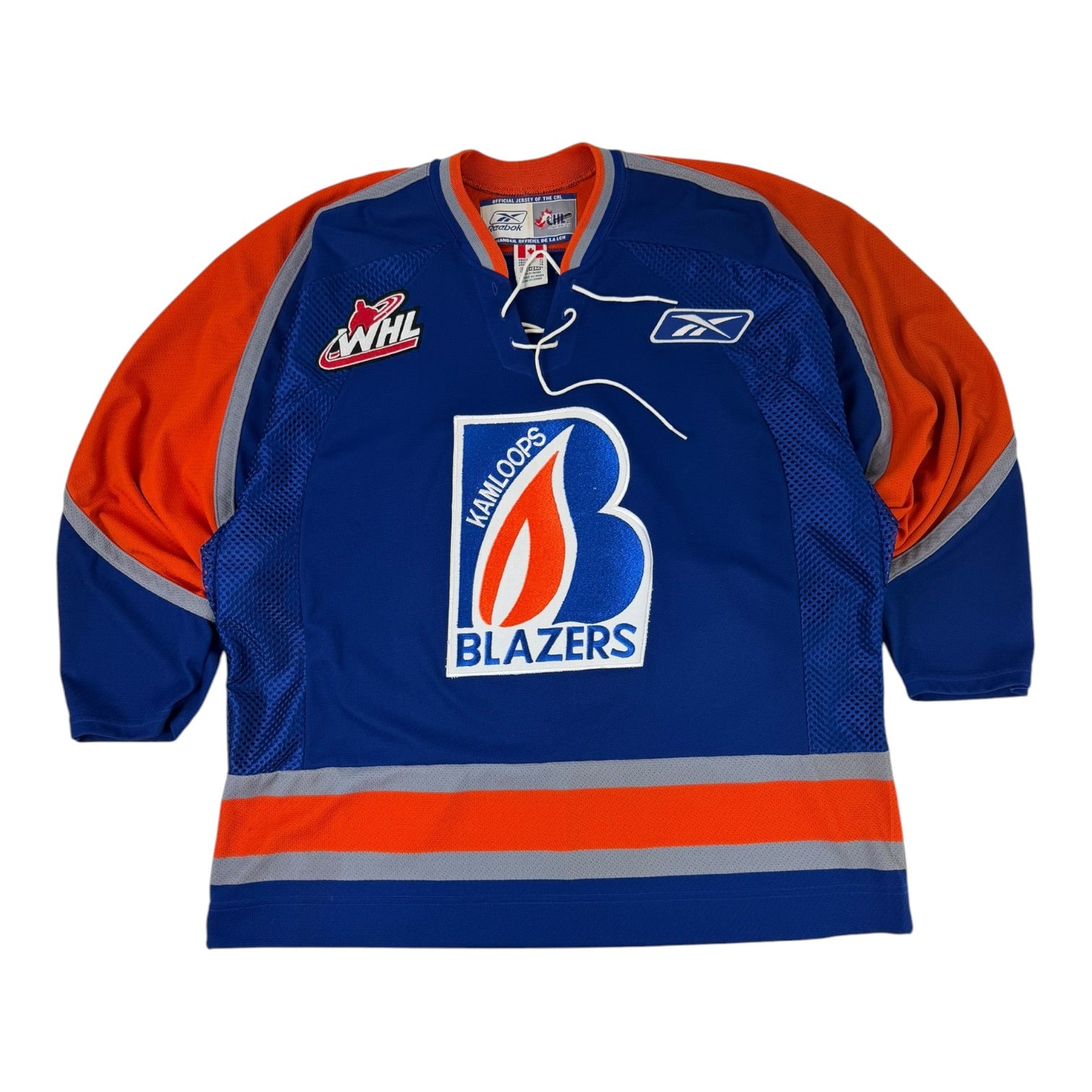 Reebok Kamloops Blazers Jersey Orange/Blue