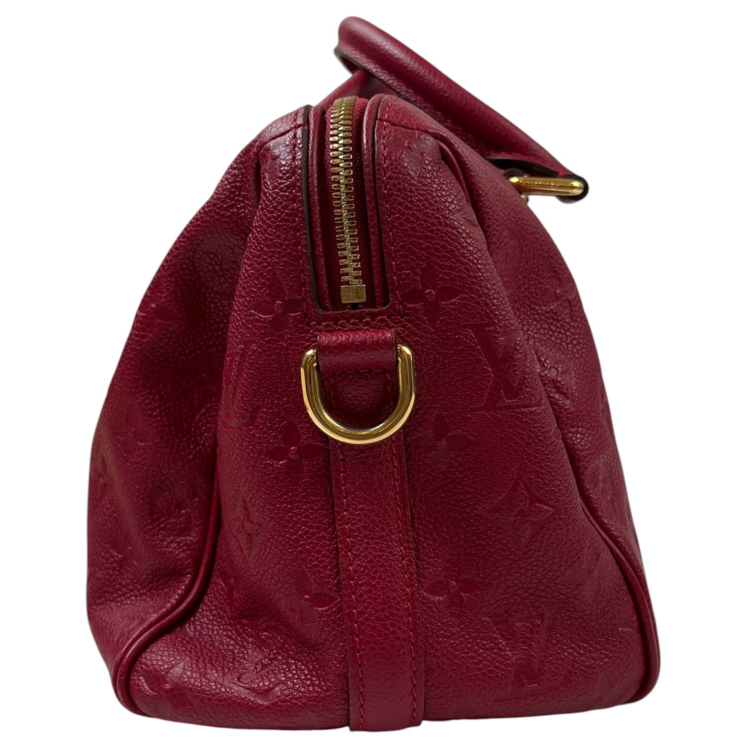 Louis Vuitton Speedy Bandouliere 25 Bag Embossed Empreinte Leather