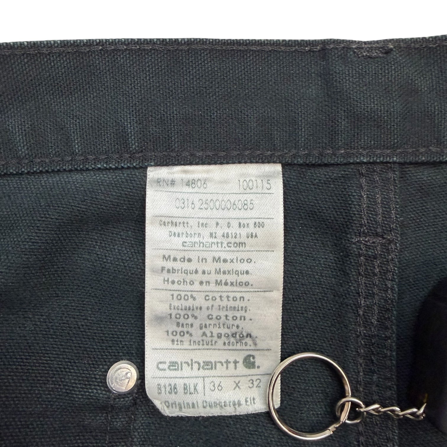 Vintage Carhartt Double Knee Pants Black