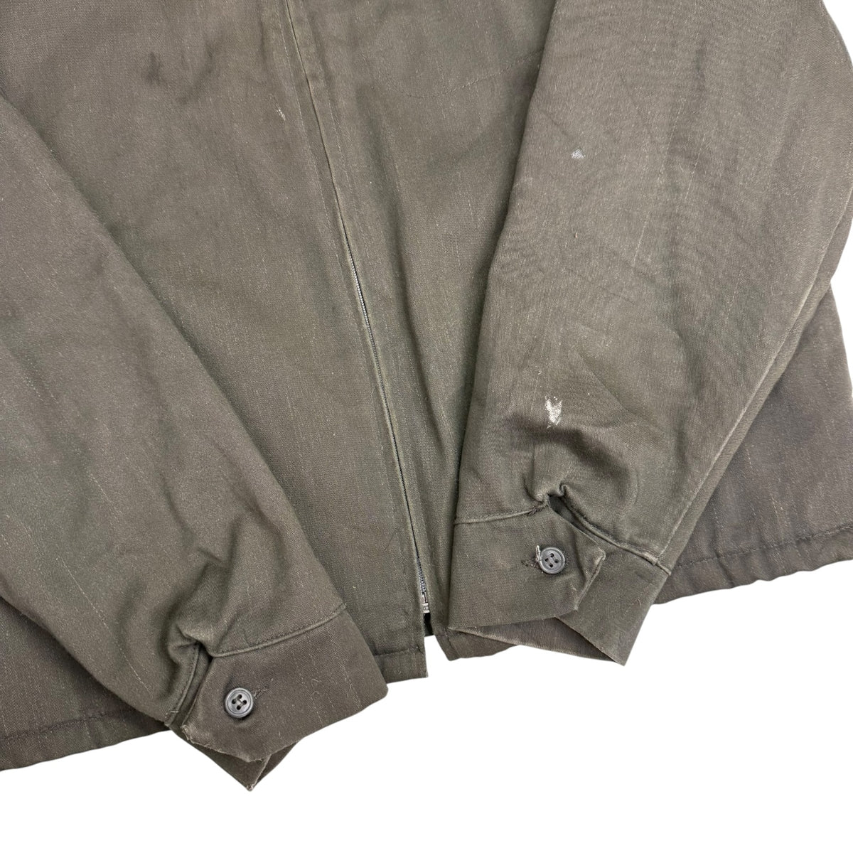 Vintage Canvas Work Jacket Dark Grey