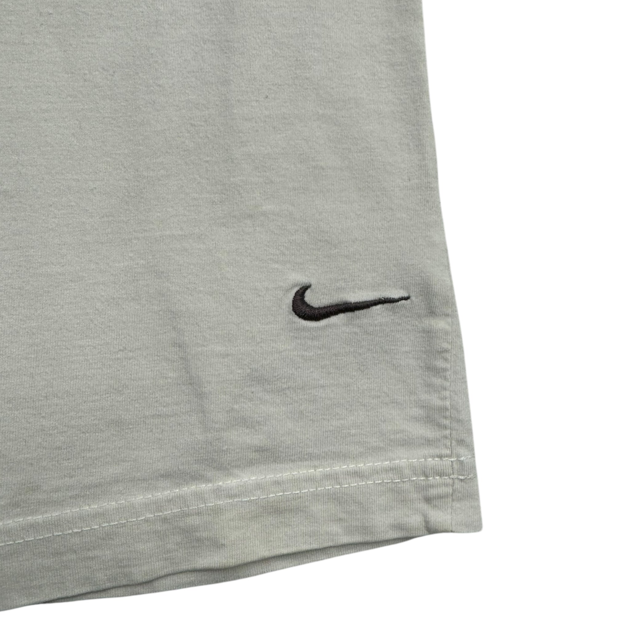 Vintage Nike Font Embroidered Ringer Layered T-Shirt