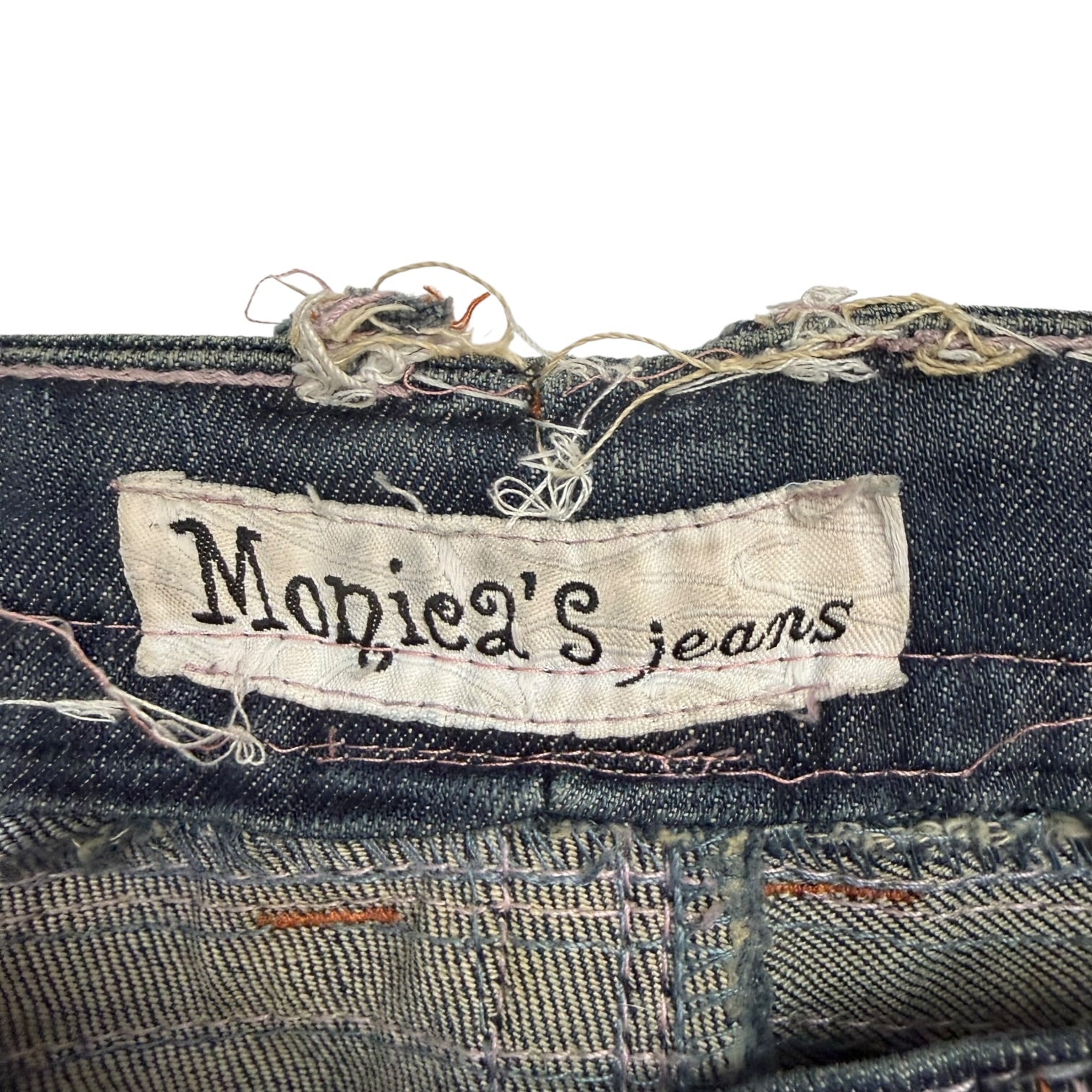 (W) Vintage Monica’s Jeans Denim Pants Dark Wash