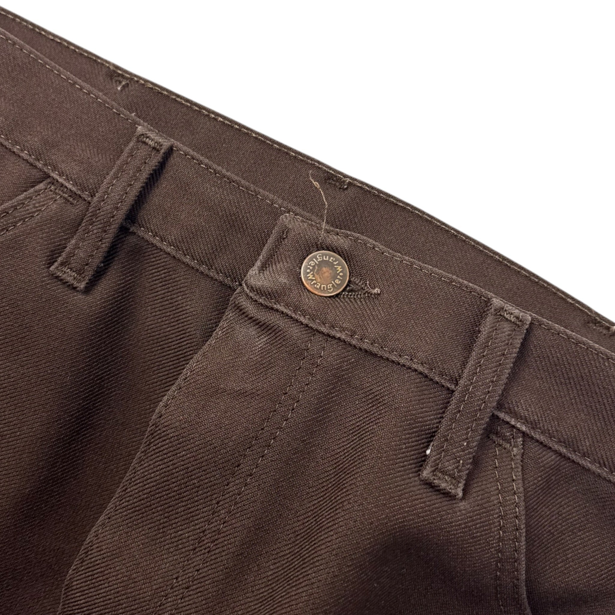 Vintage Wrangler Flared Leg Trouser Dark Brown