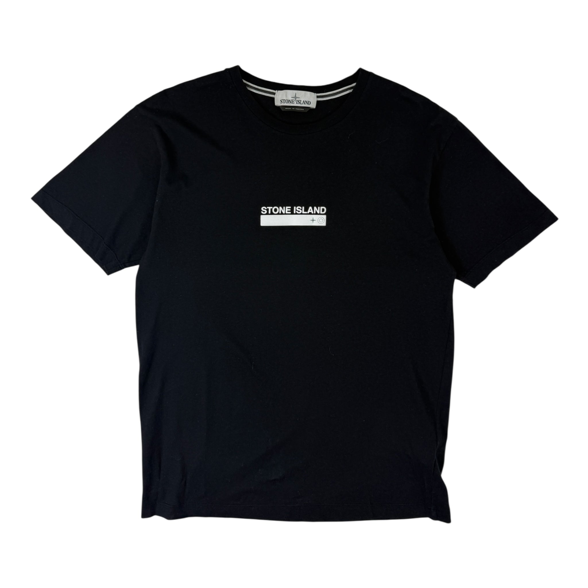 Stone Island Simple Logo Tee Black