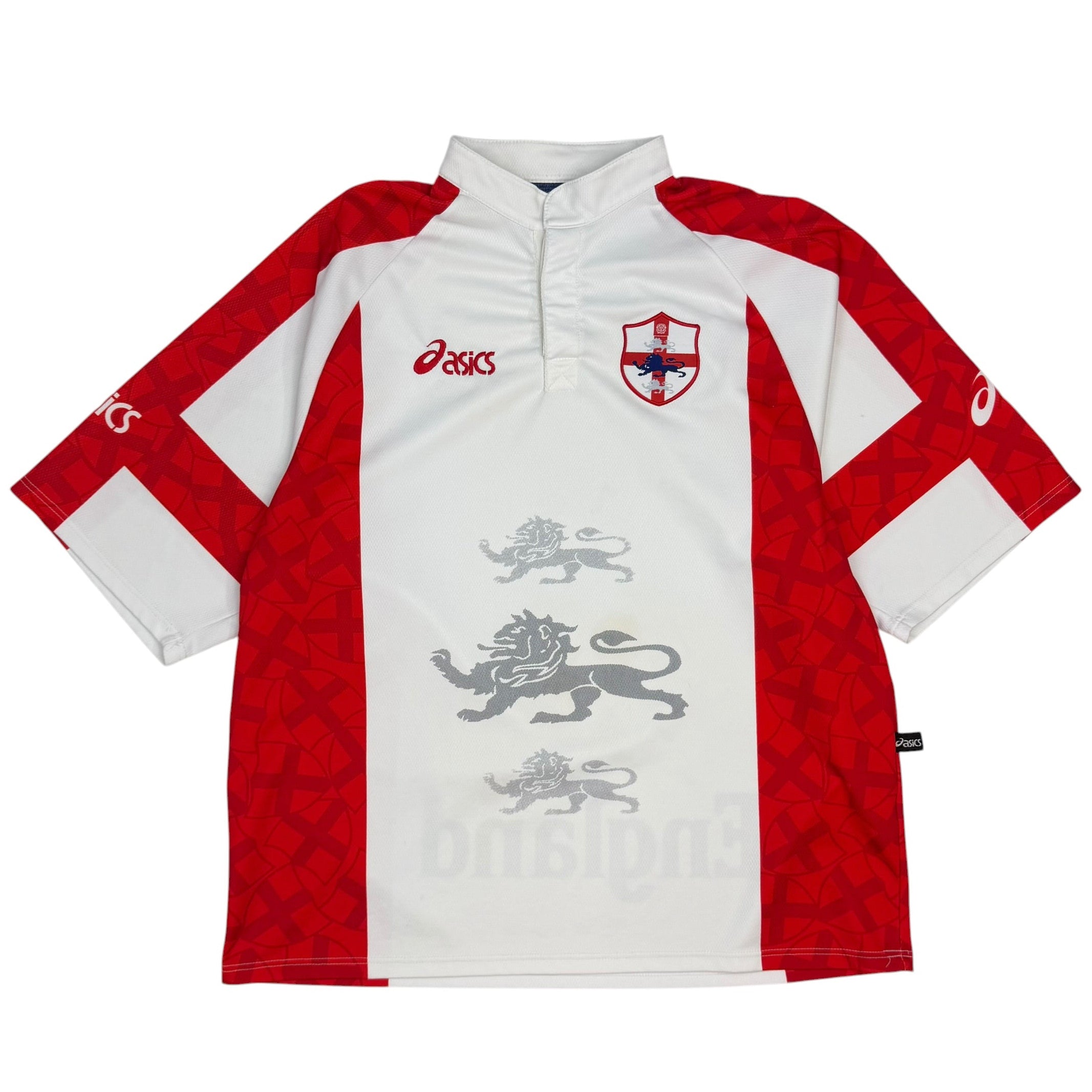 2002-03 England Rugby League Asics Home Jersey White