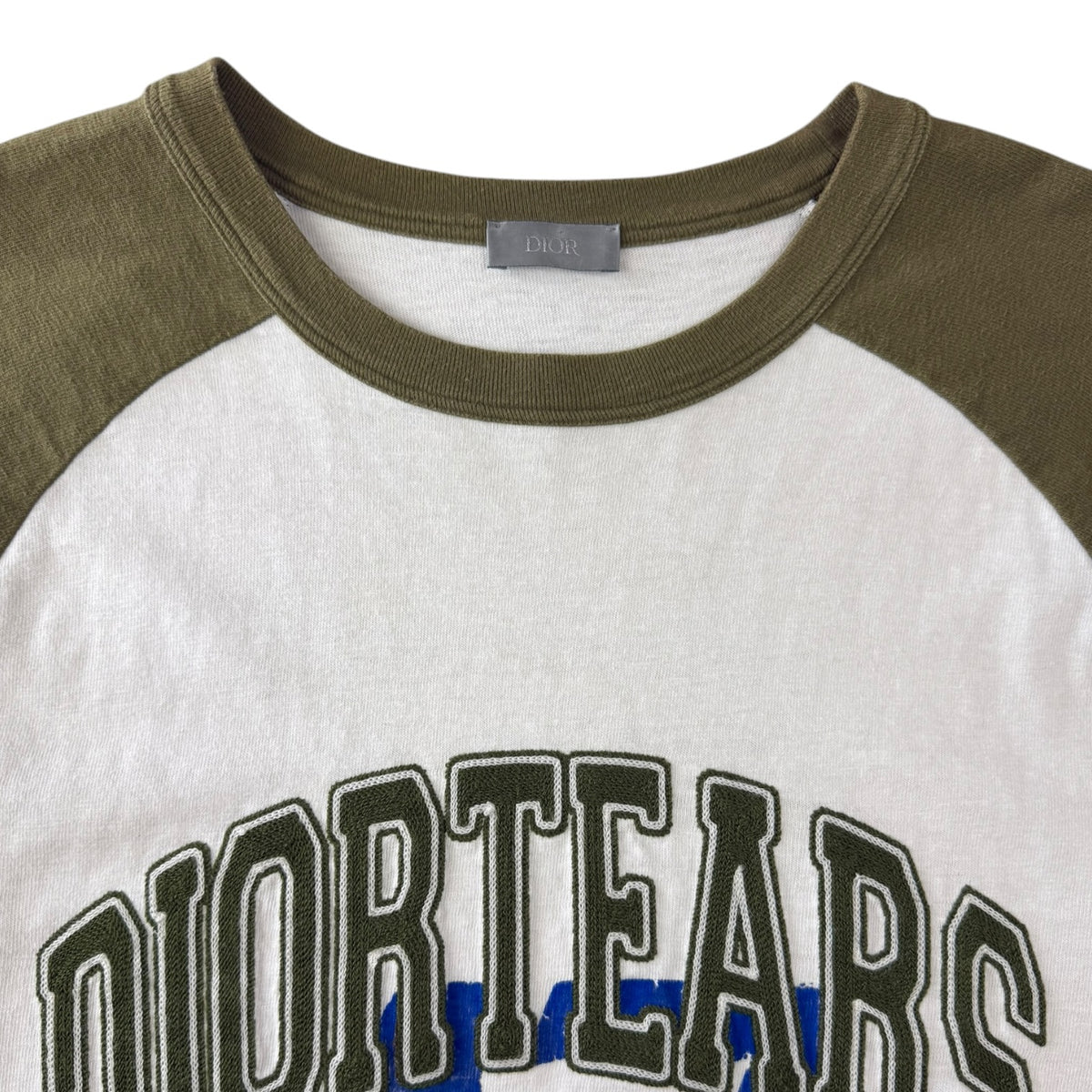 Dior x Denim Tears T-Shirt Olive/White