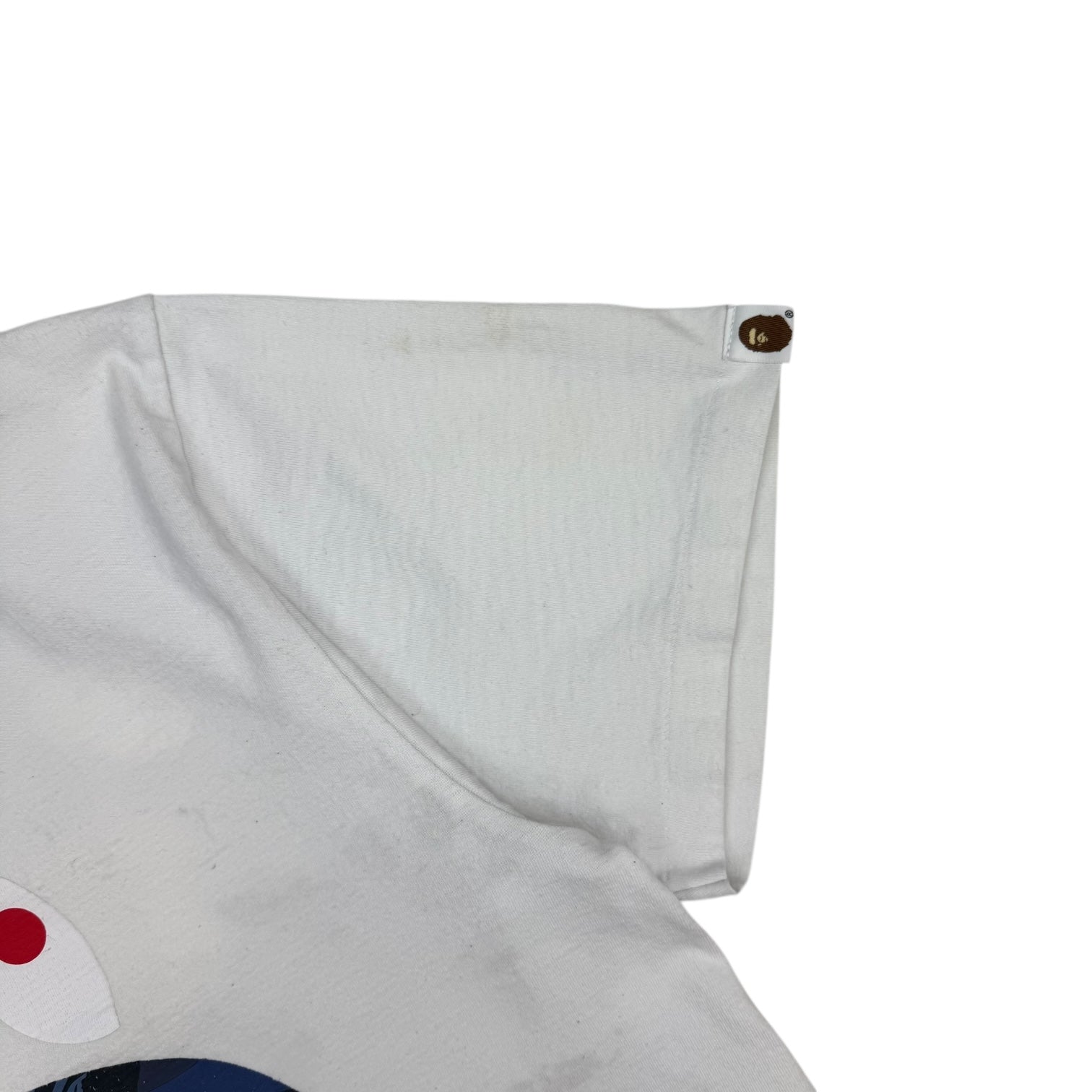 Bape Colour Camo Shark Tee White/Navy