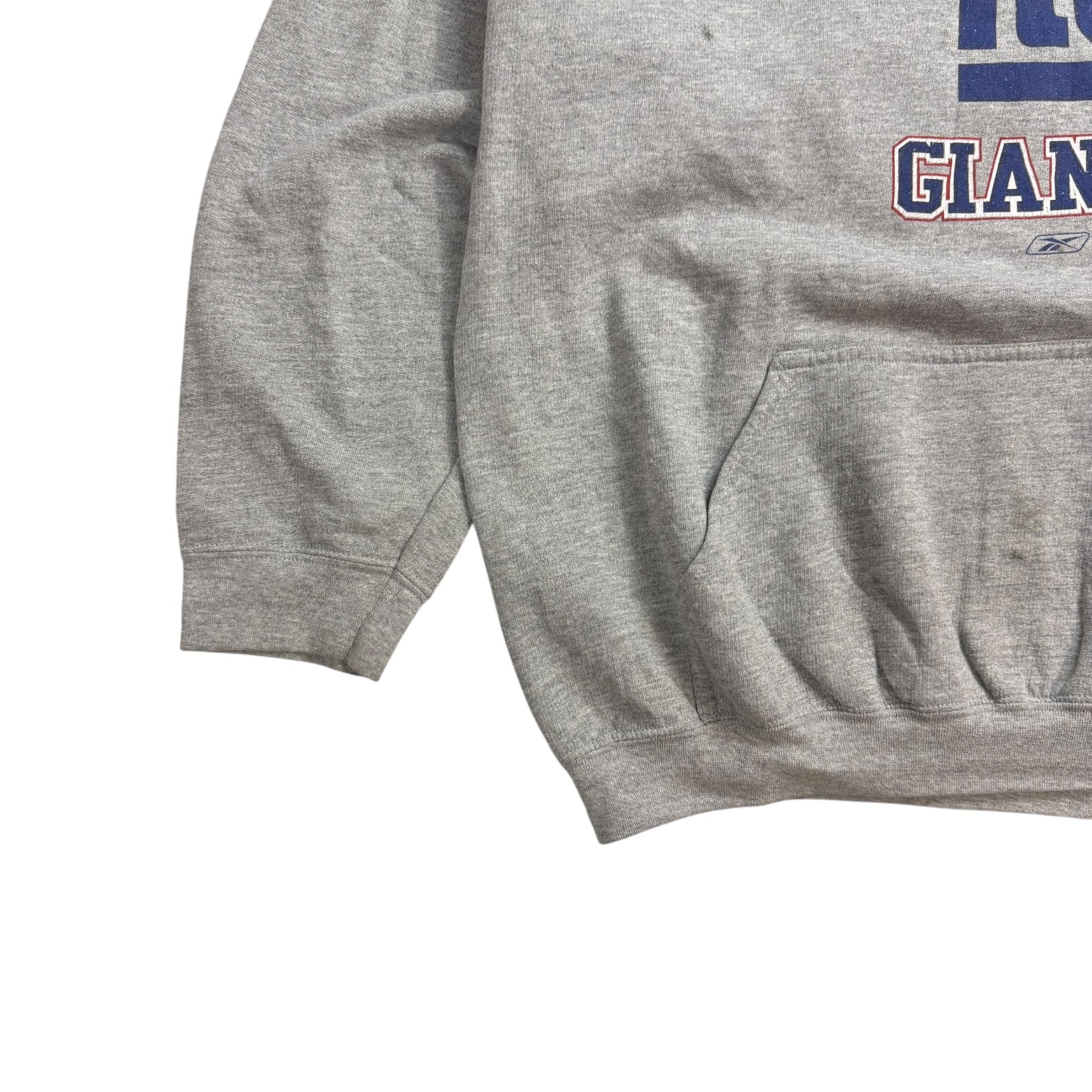 Vintage Reebok New York Giants Hoodie Grey