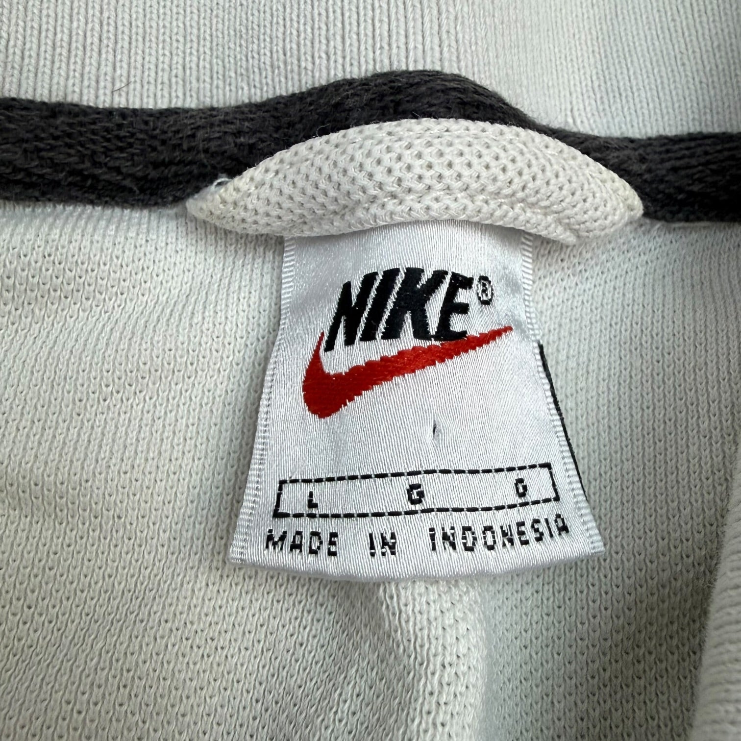 Vintage Nike Golf Polo Shirt White/Blue