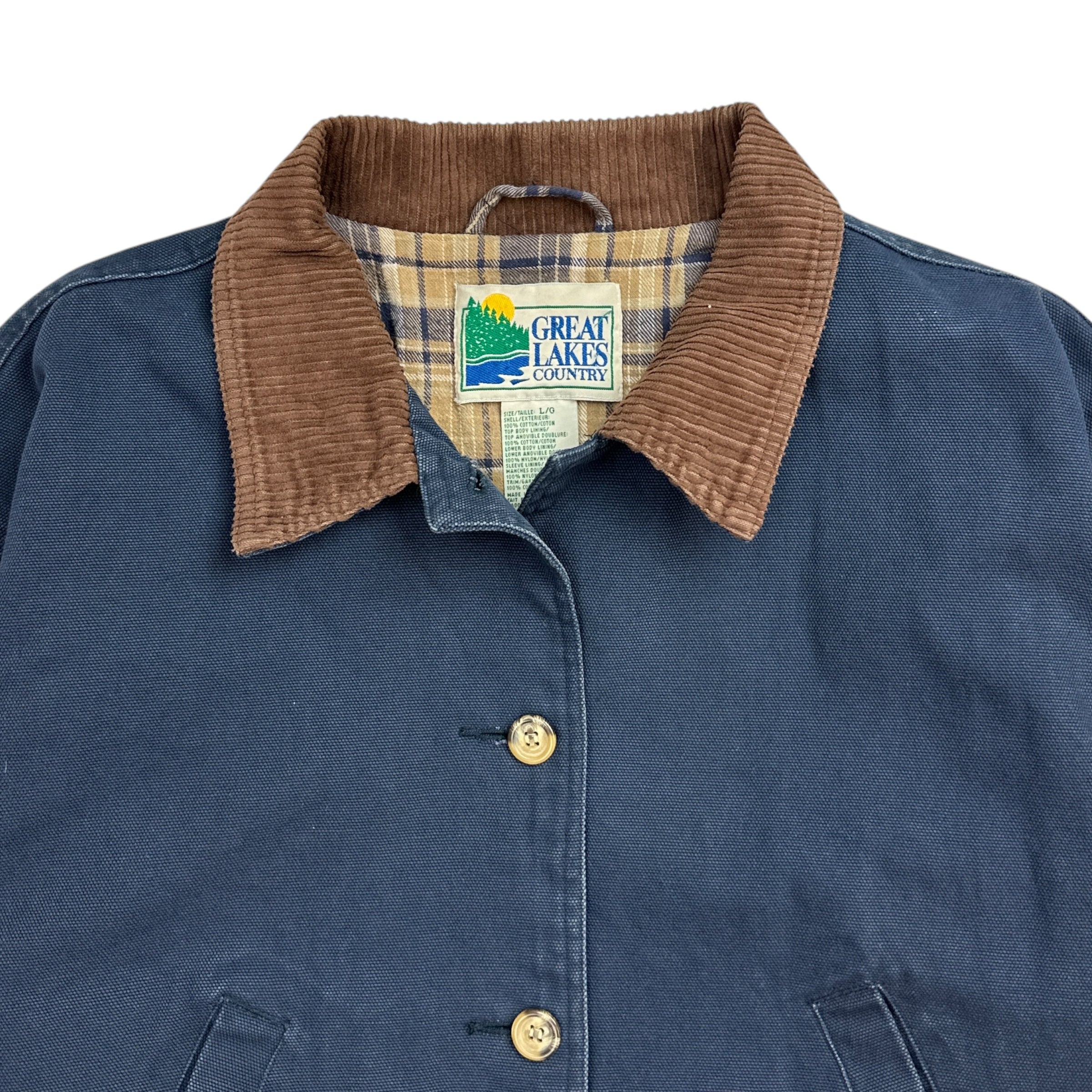 Vintage Great Lakes Long Jacket Navy