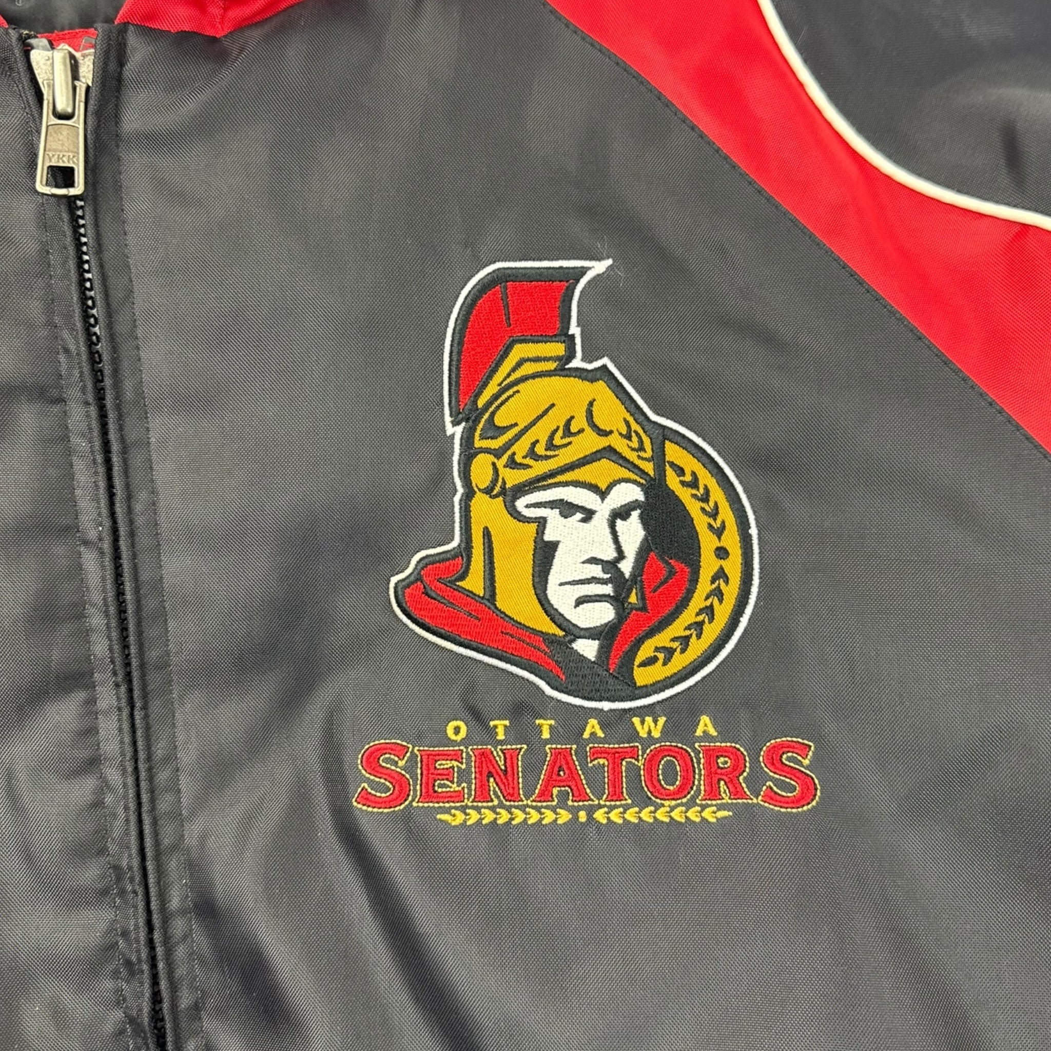 Y2K Ottawa Senators Full Zip Hooded NHL Jacket