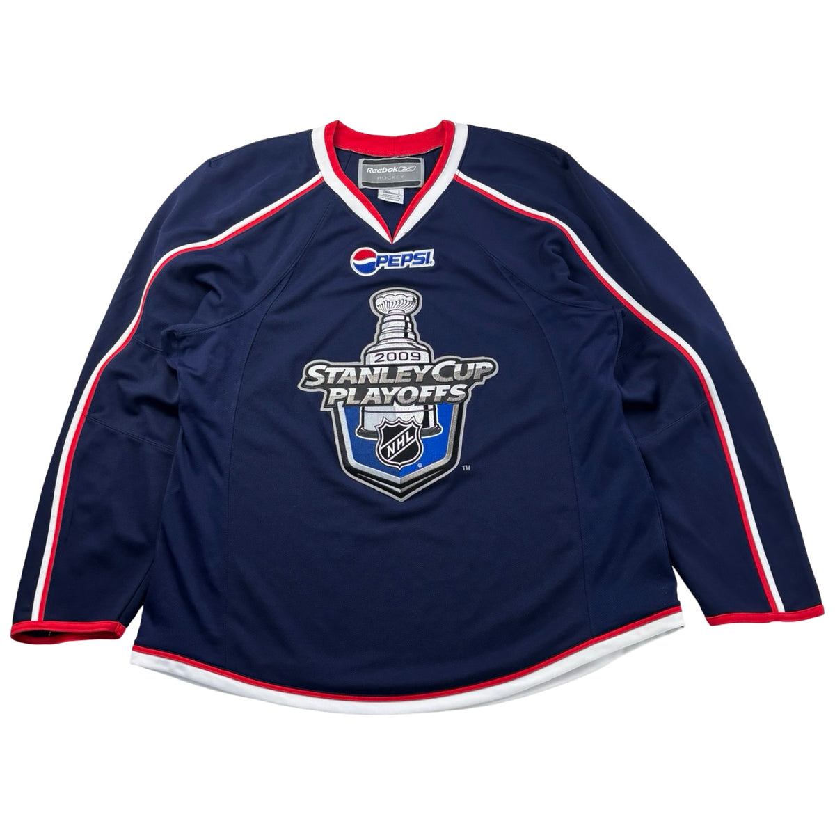 2009 Reebok CCM Stanley Cup Playoffs NHL Jersey Pepsi