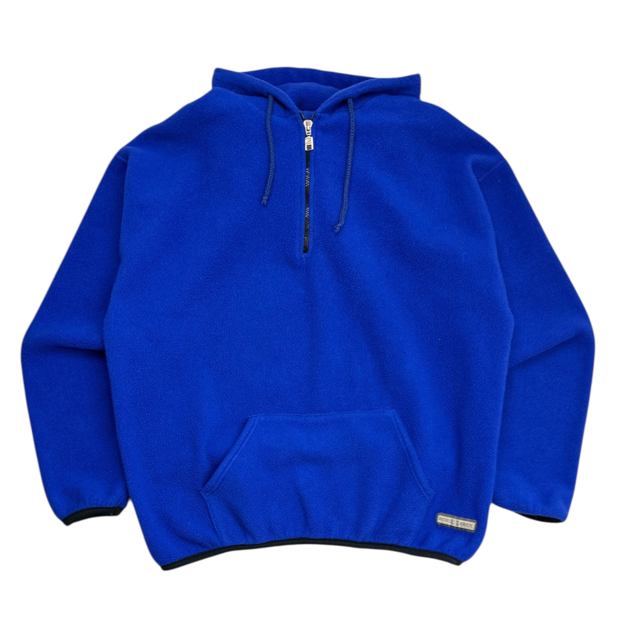 Vintage Russel Athletic Quarter Zip Hooded Fleece