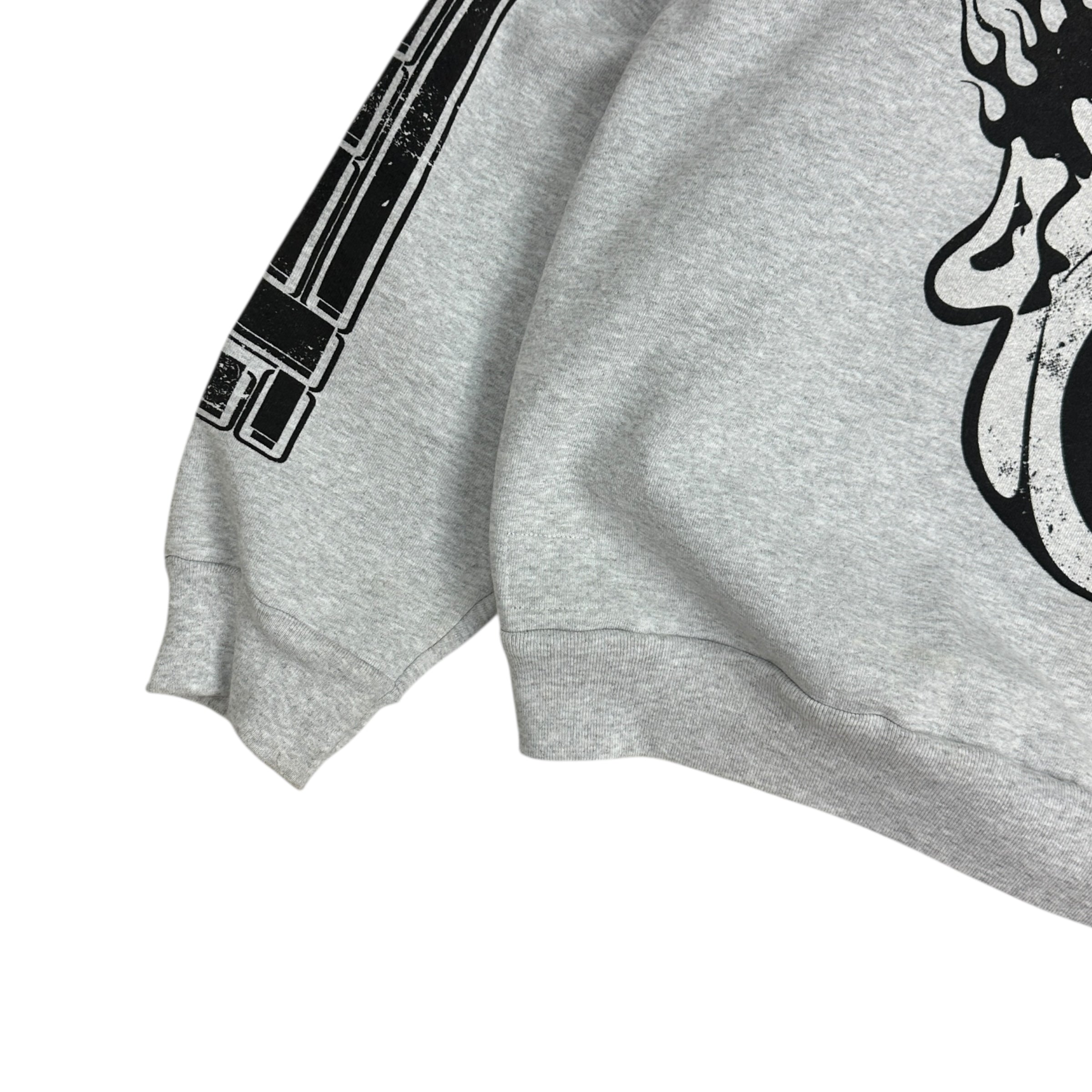 Hellstar Studios Records Crewneck Heather Grey