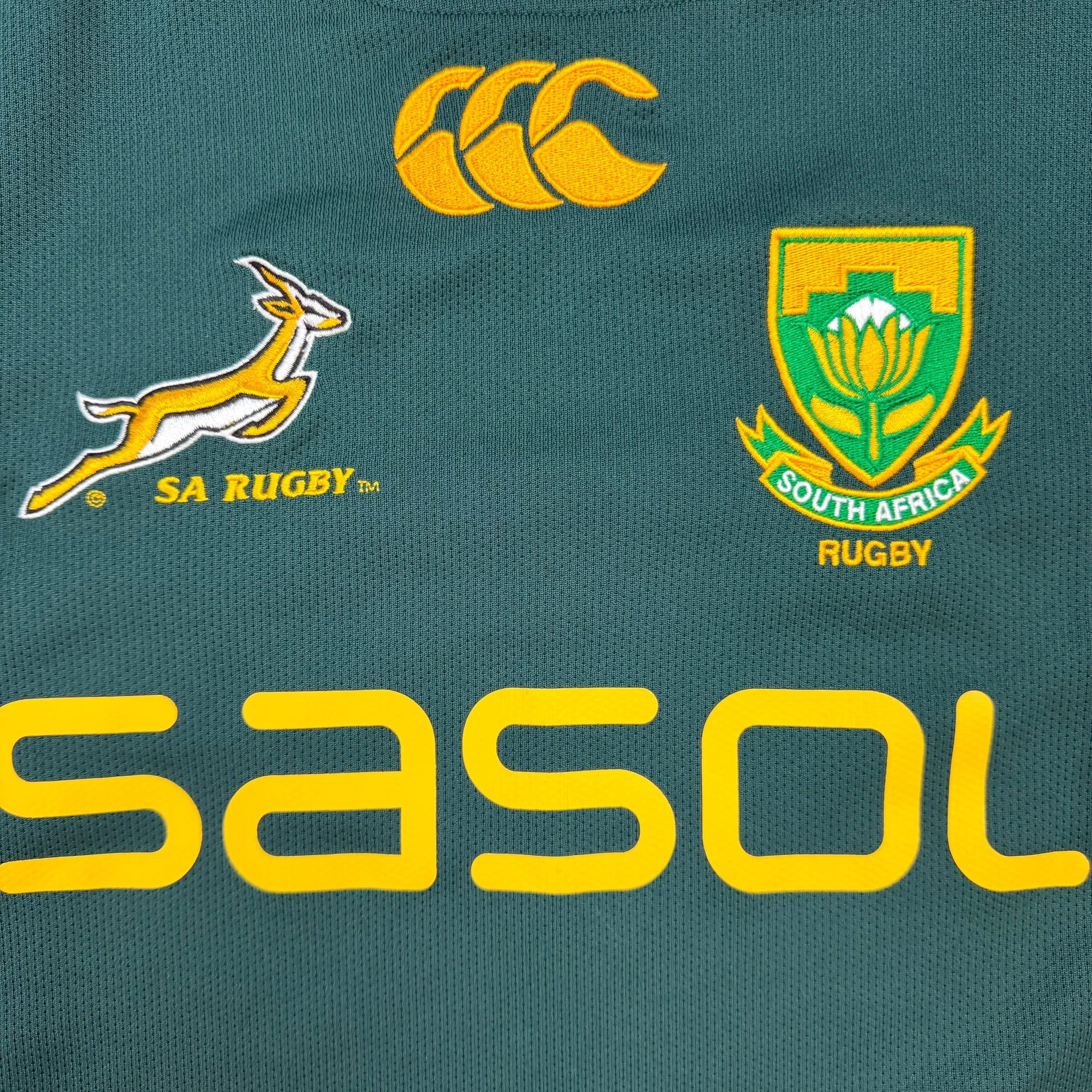 Vintage South Africa Rugby Jersey Green